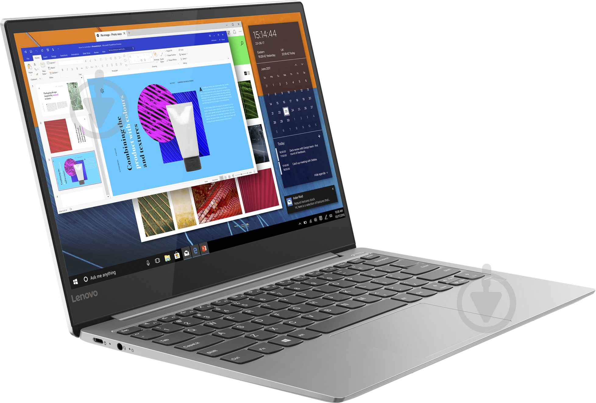 Ноутбук Lenovo Yoga S730 13,3" (81J000APRA) platinum grey - фото 2