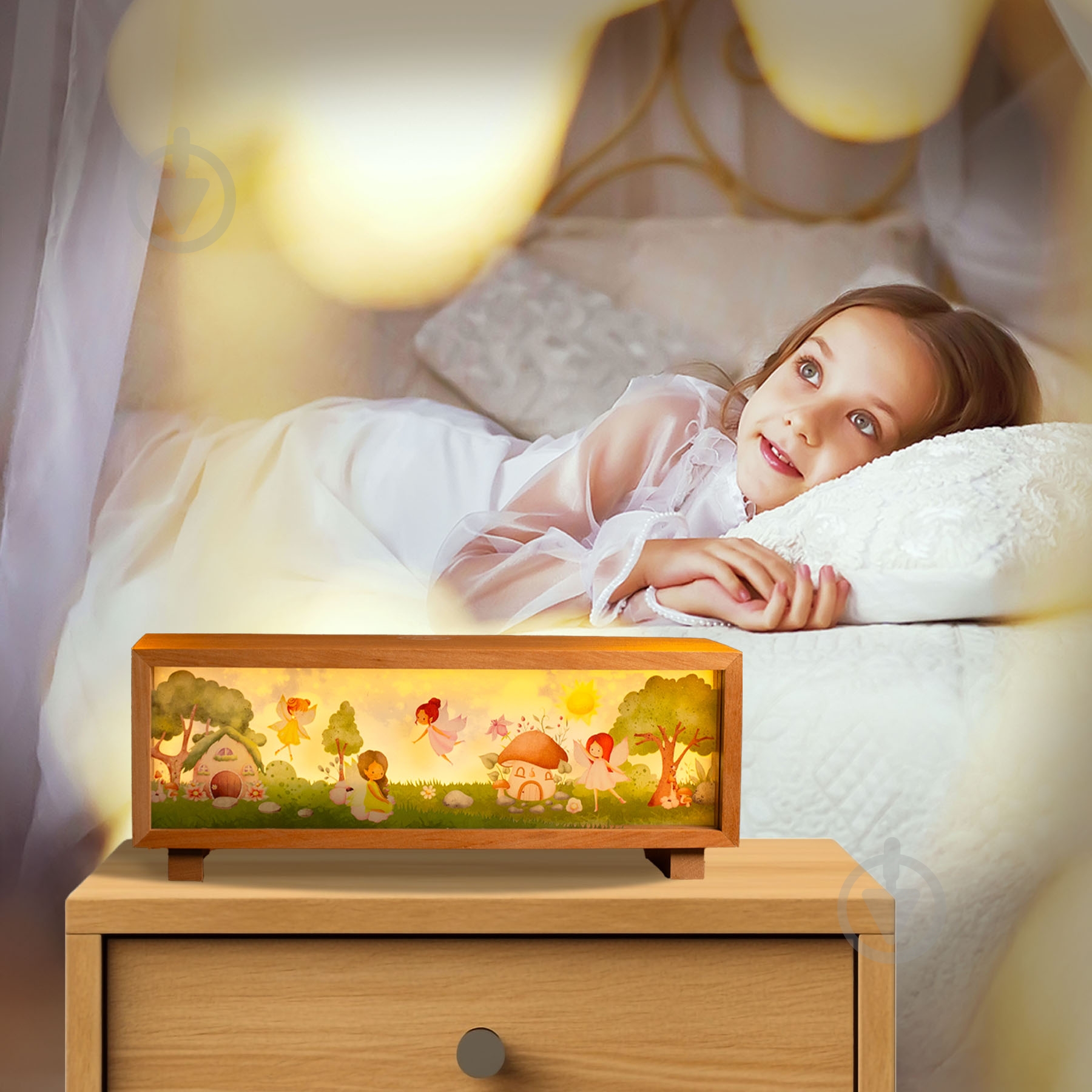 Декор-панорама Мануфактура Сірого Кота Казкові феї лаковане дерево - фото 5 Декор-панорама Мануфактура Сірого Кота Казкові феї лаковане дерево - фото 5