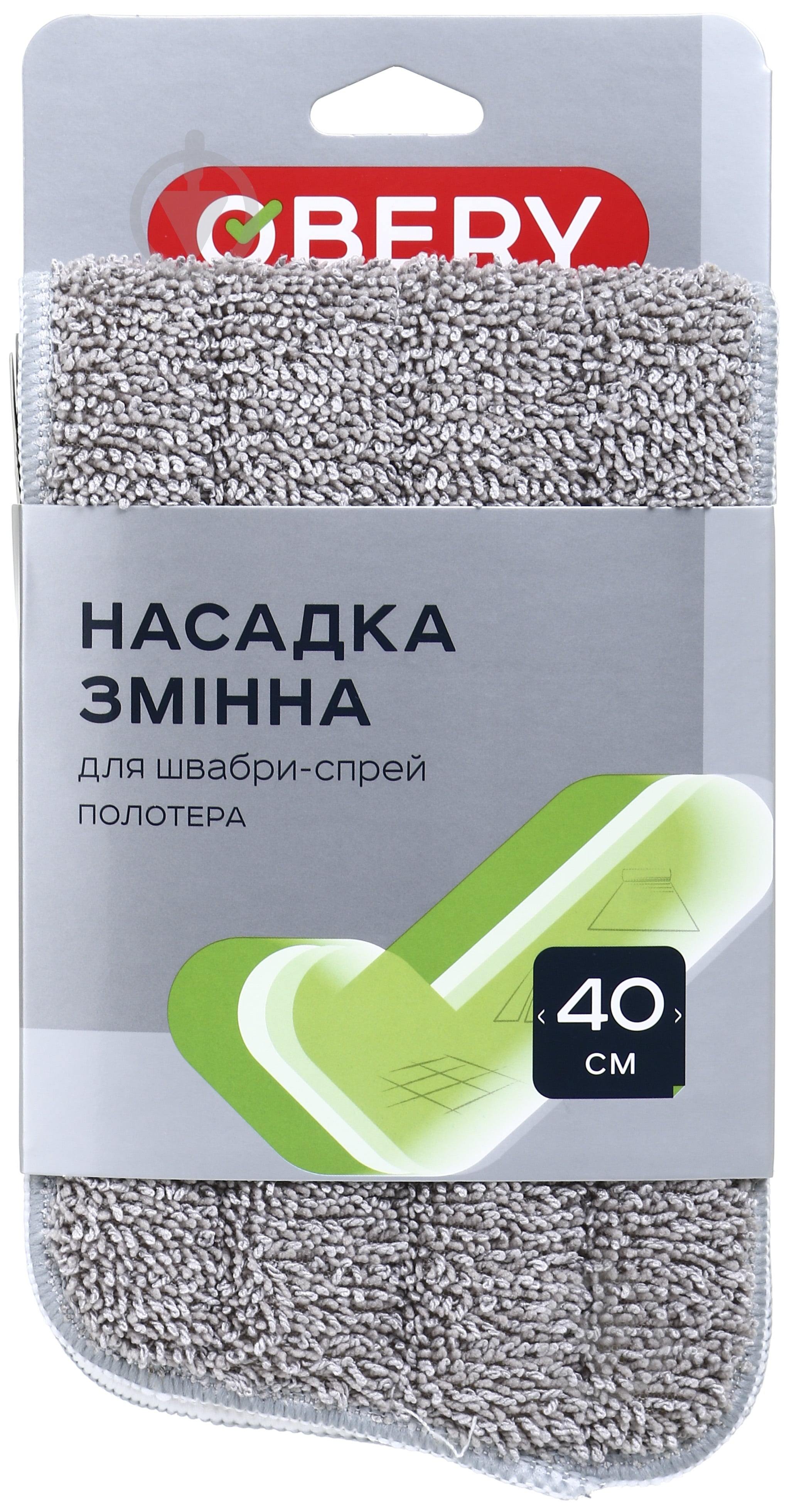 Змінна насадка до швабри OBERY 40 см - фото 1 Змінна насадка до швабри OBERY 40 см - фото 1