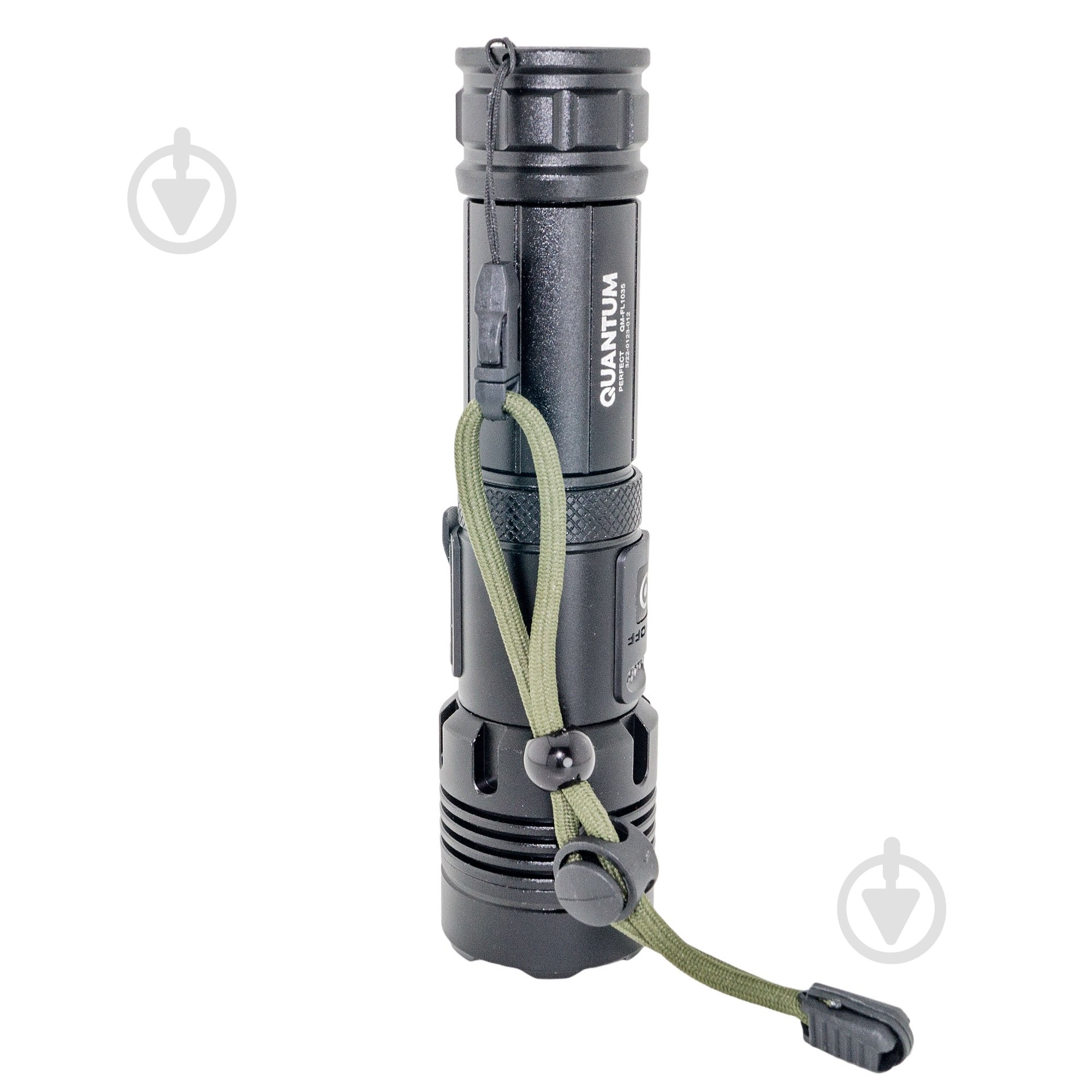 Фонарь Quantum QM-FL1035 Perfect 5WLED zoom +3WCOB с функцией Power Bank Li-ion18650/2600mAh bох 1000 Lm черный QM-FL1035 - фото 7