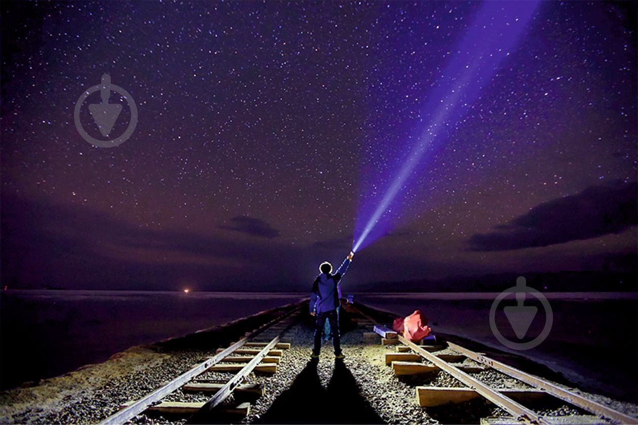 Фонарь Quantum QM-FL1035 Perfect 5WLED zoom +3WCOB с функцией Power Bank Li-ion18650/2600mAh bох 1000 Lm черный QM-FL1035 - фото 19