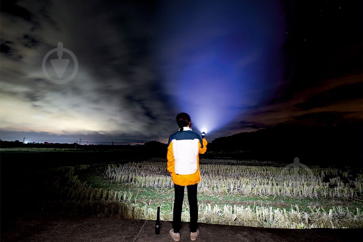 Фонарь Quantum QM-FL1035 Perfect 5WLED zoom +3WCOB с функцией Power Bank Li-ion18650/2600mAh bох 1000 Lm черный QM-FL1035 - фото 23