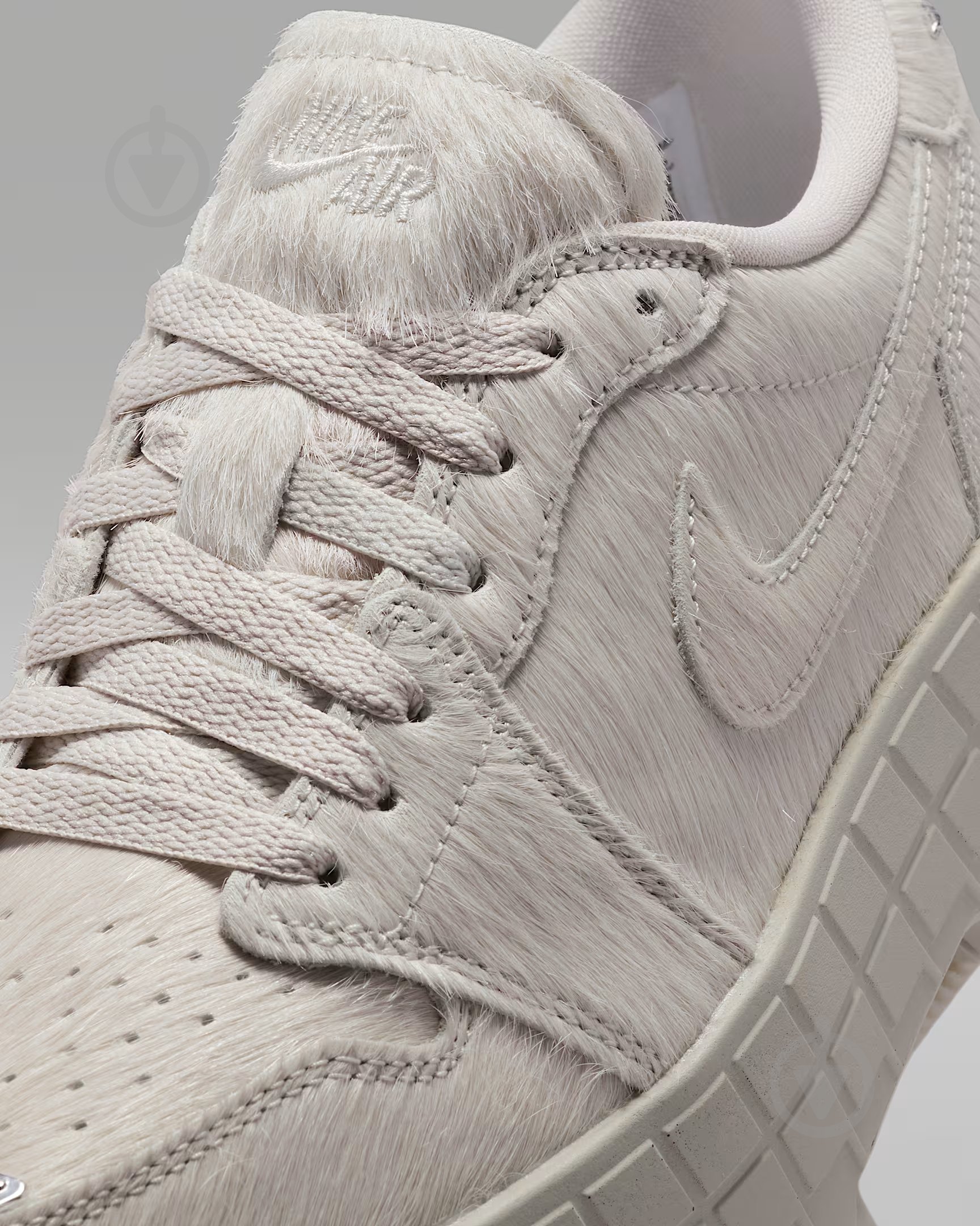 Кроссовки женские демисезонные Jordan W AIR 1 BROOKLYN LOW IB7210-001 р.38,5 светло-серые - фото 7