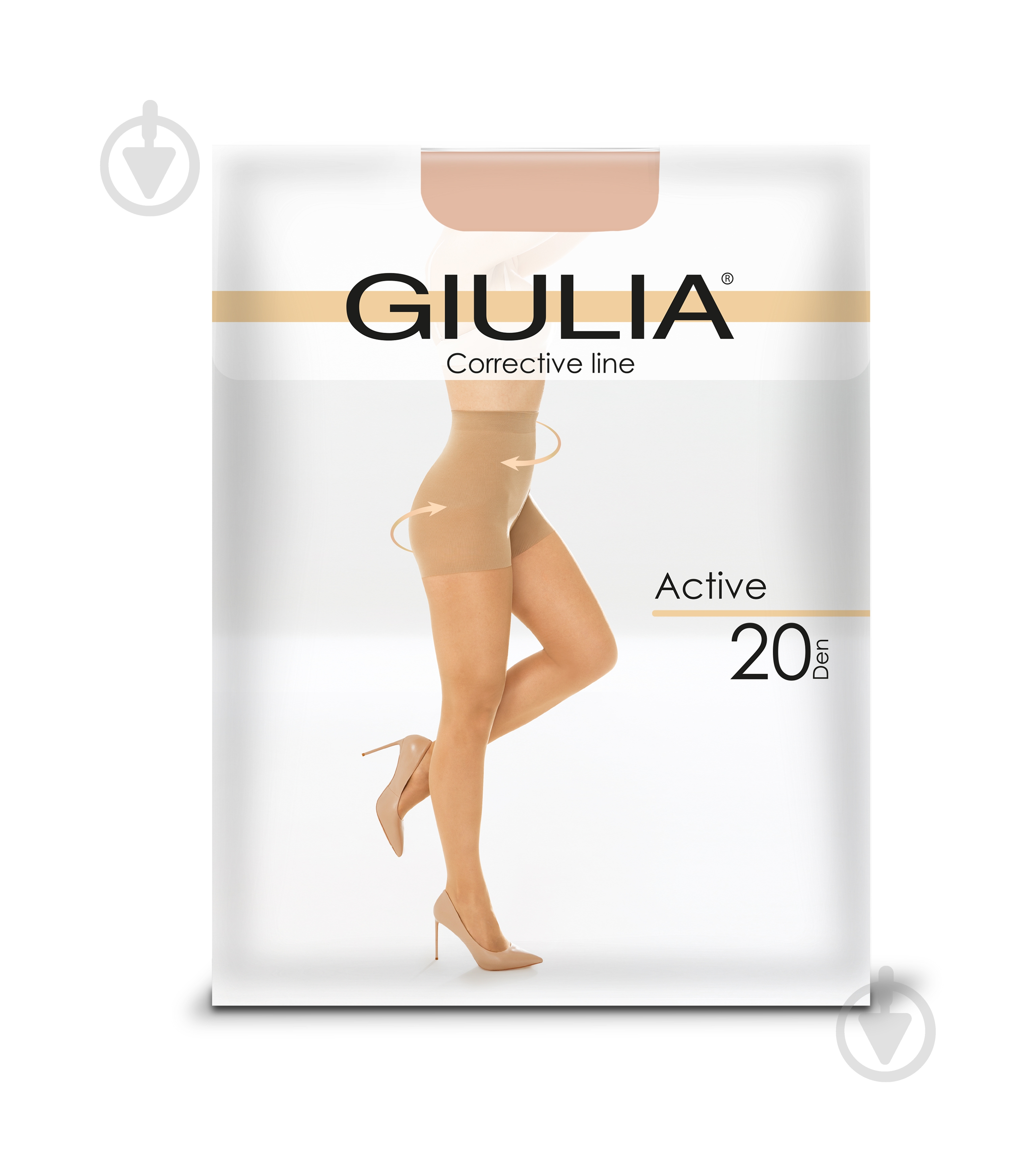 Колготки женские Giulia ACTIVE 20 р. 2 daino - фото 1