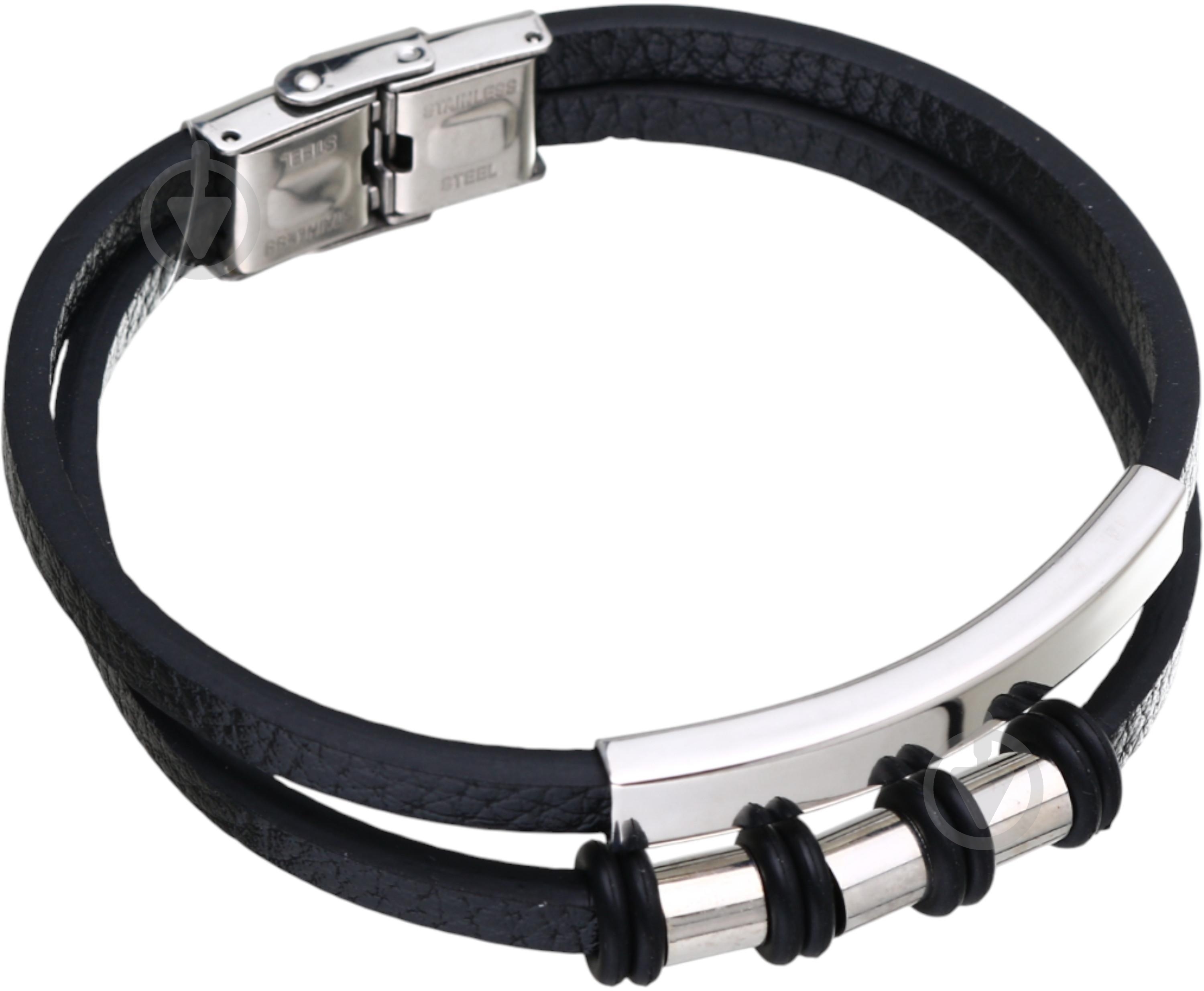 Браслет Sensio Lyra метал чорний - фото 1