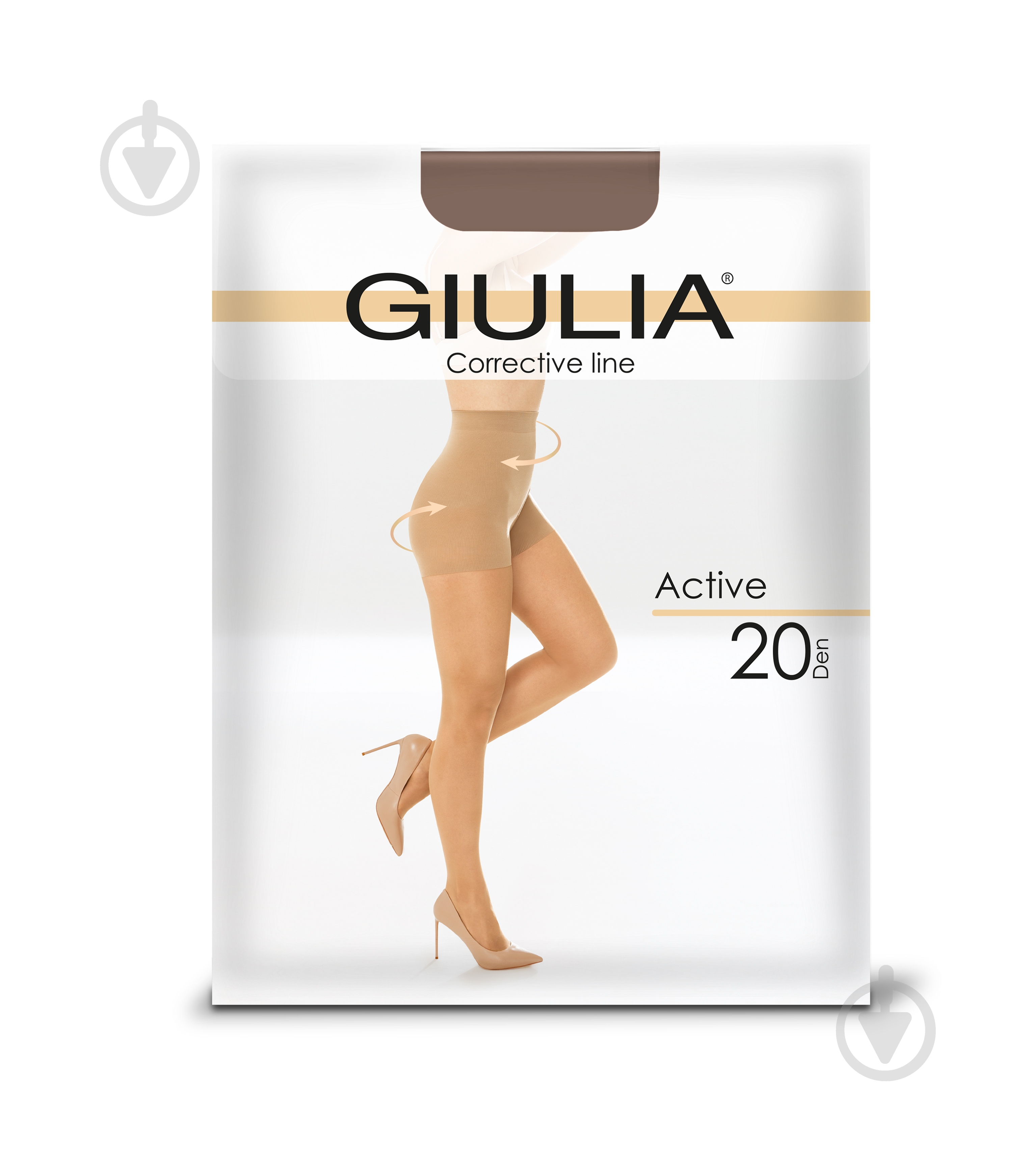 Колготки женские Giulia ACTIVE 20 р. 2 fumo - фото 1