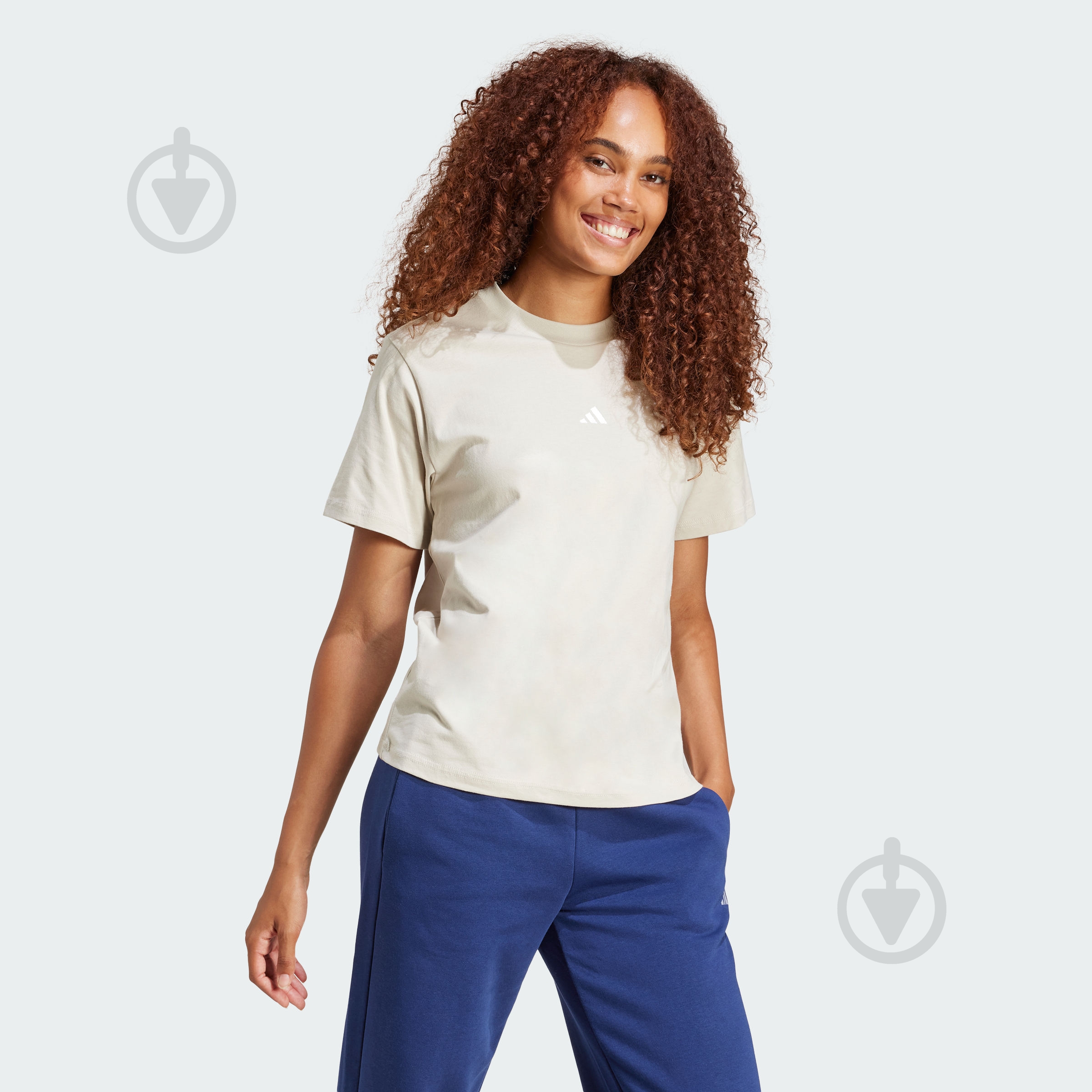 Футболка Adidas W SL SJ T JI6079 р.XL серый - фото 5