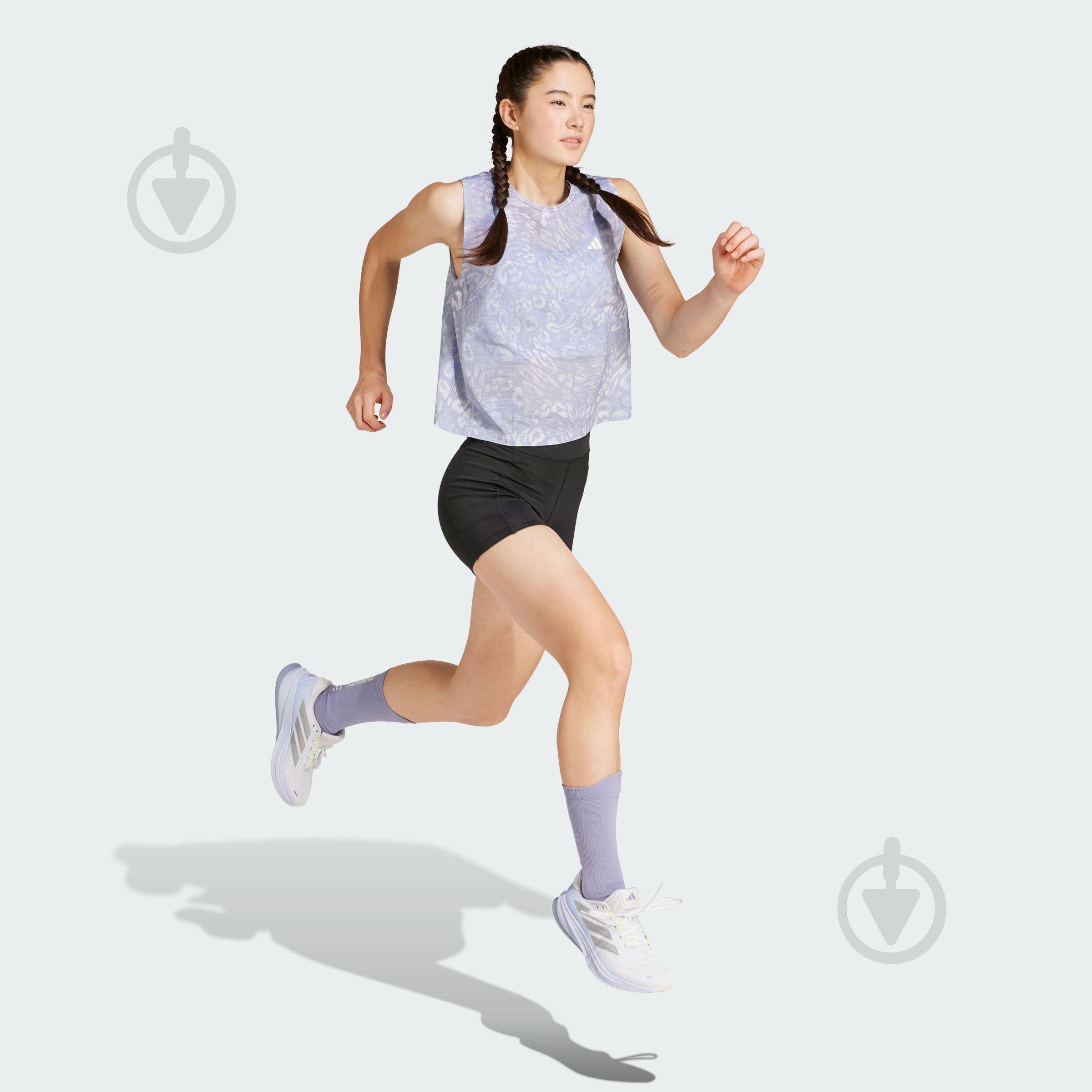 Майка Adidas OTR E AOP T W JD7763 р.XL фіолетовий - фото 5