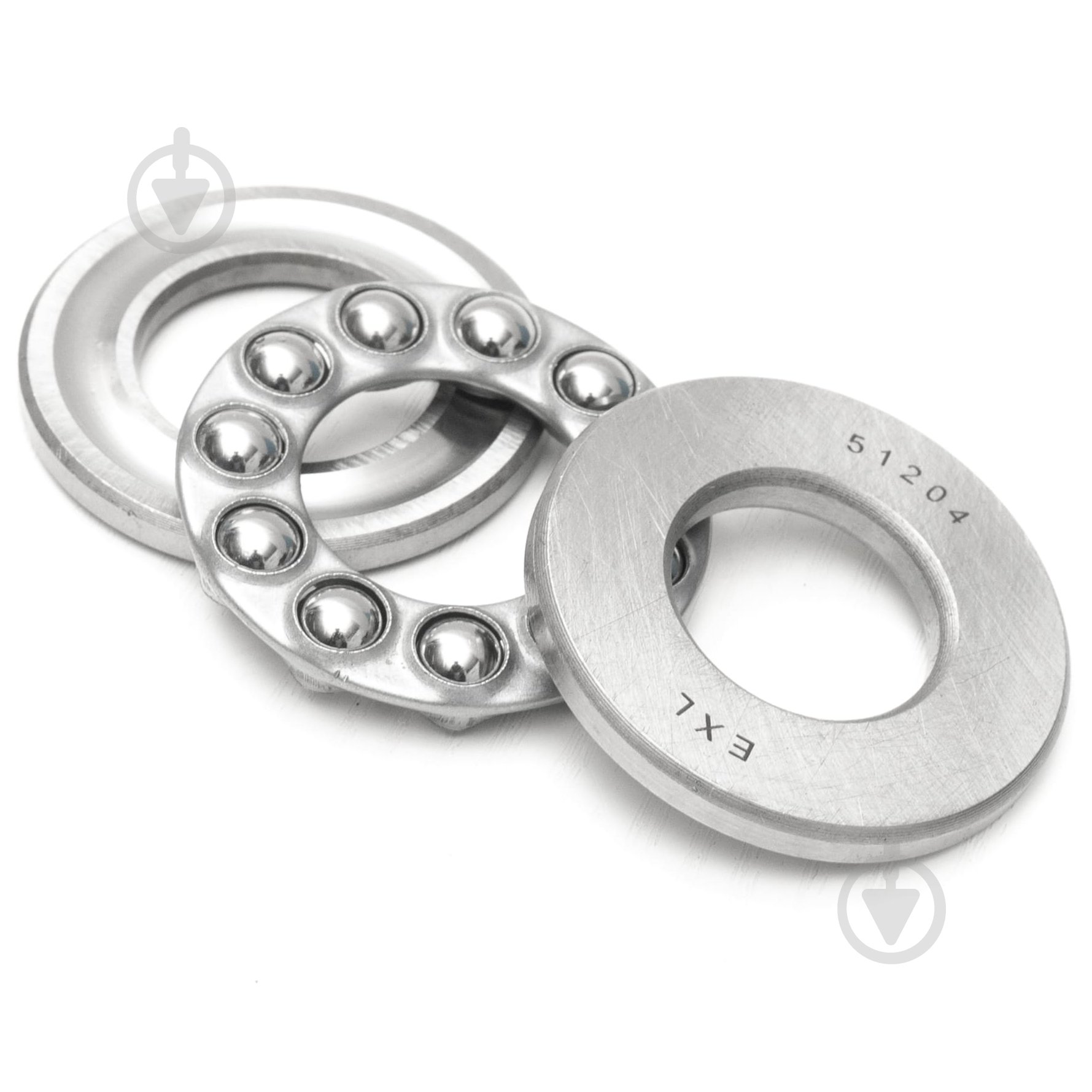 Подшипник EXL упорный шариковый 51204 (ГОСТ 8204) - фото 1