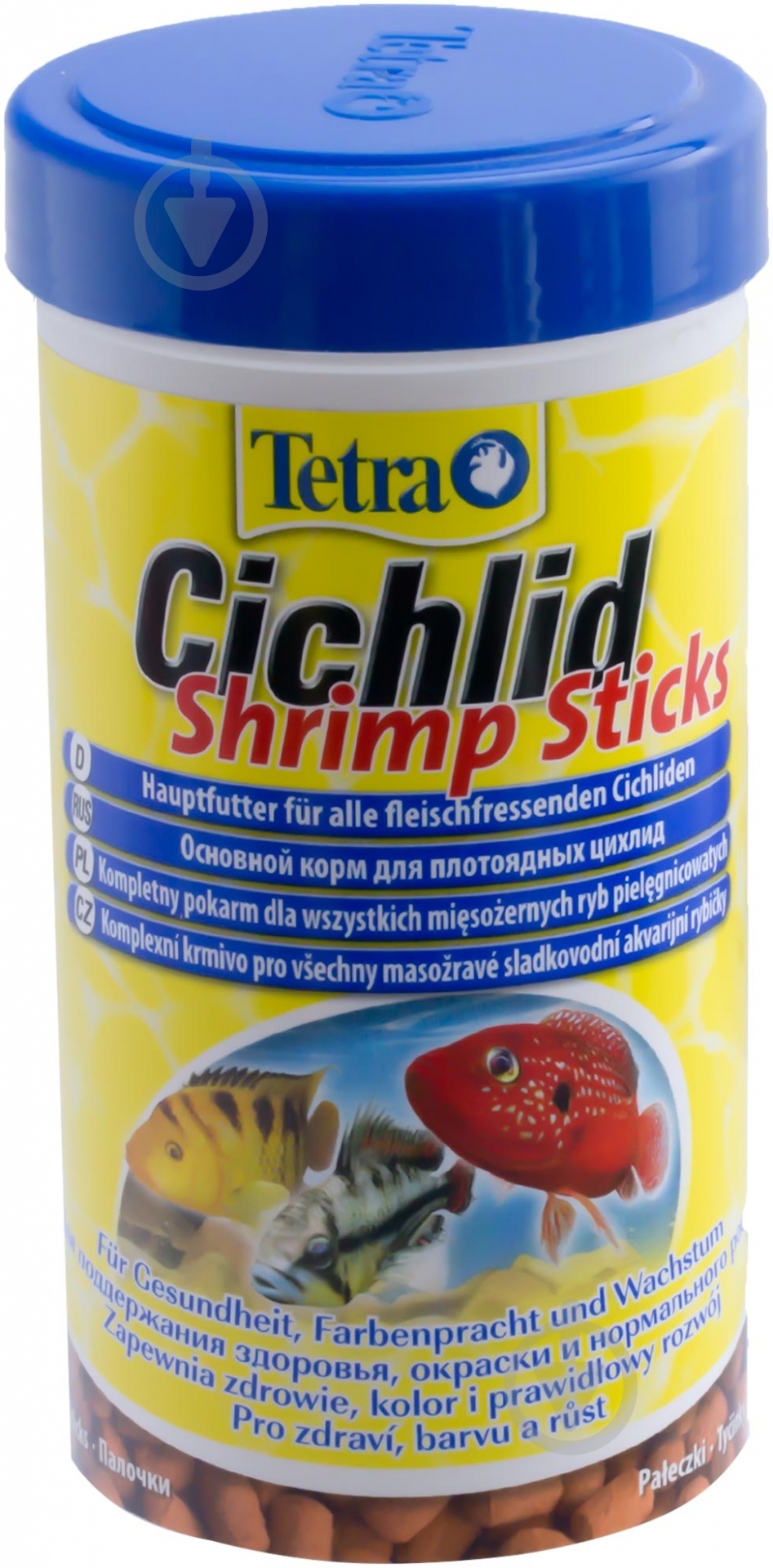 Корм Tetra Cichlid Shrimp Sticks 250 мл (рыба и побочные рыбные продукты) - фото 1 Корм Tetra Cichlid Shrimp Sticks 250 мл (рыба и побочные рыбные продукты) - фото 1