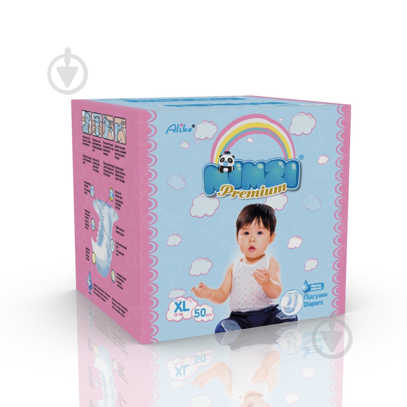 Подгузники Mimzi XL 12+ кг 50 шт. - фото 9 Подгузники Mimzi XL 12+ кг 50 шт. - фото 9