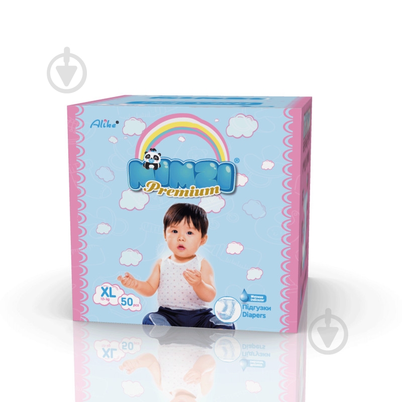 Подгузники Mimzi XL 12+ кг 50 шт. - фото 1 Подгузники Mimzi XL 12+ кг 50 шт. - фото 1