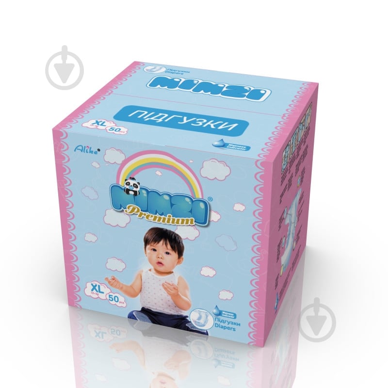 Подгузники Mimzi XL 12+ кг 50 шт. - фото 3 Подгузники Mimzi XL 12+ кг 50 шт. - фото 3