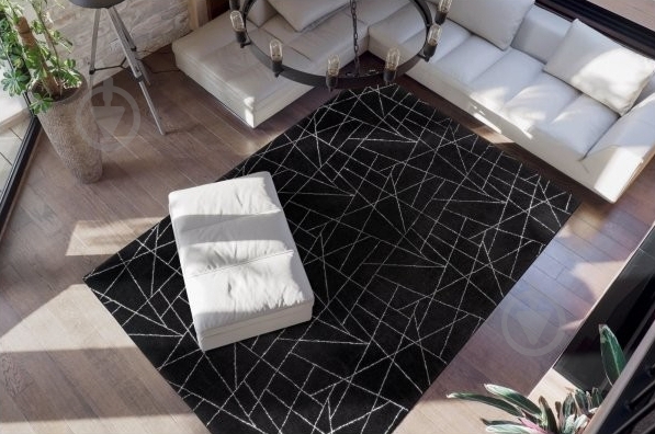 Ковер Kayoom Bijou 125 Black/Silver 160х230 - фото 2