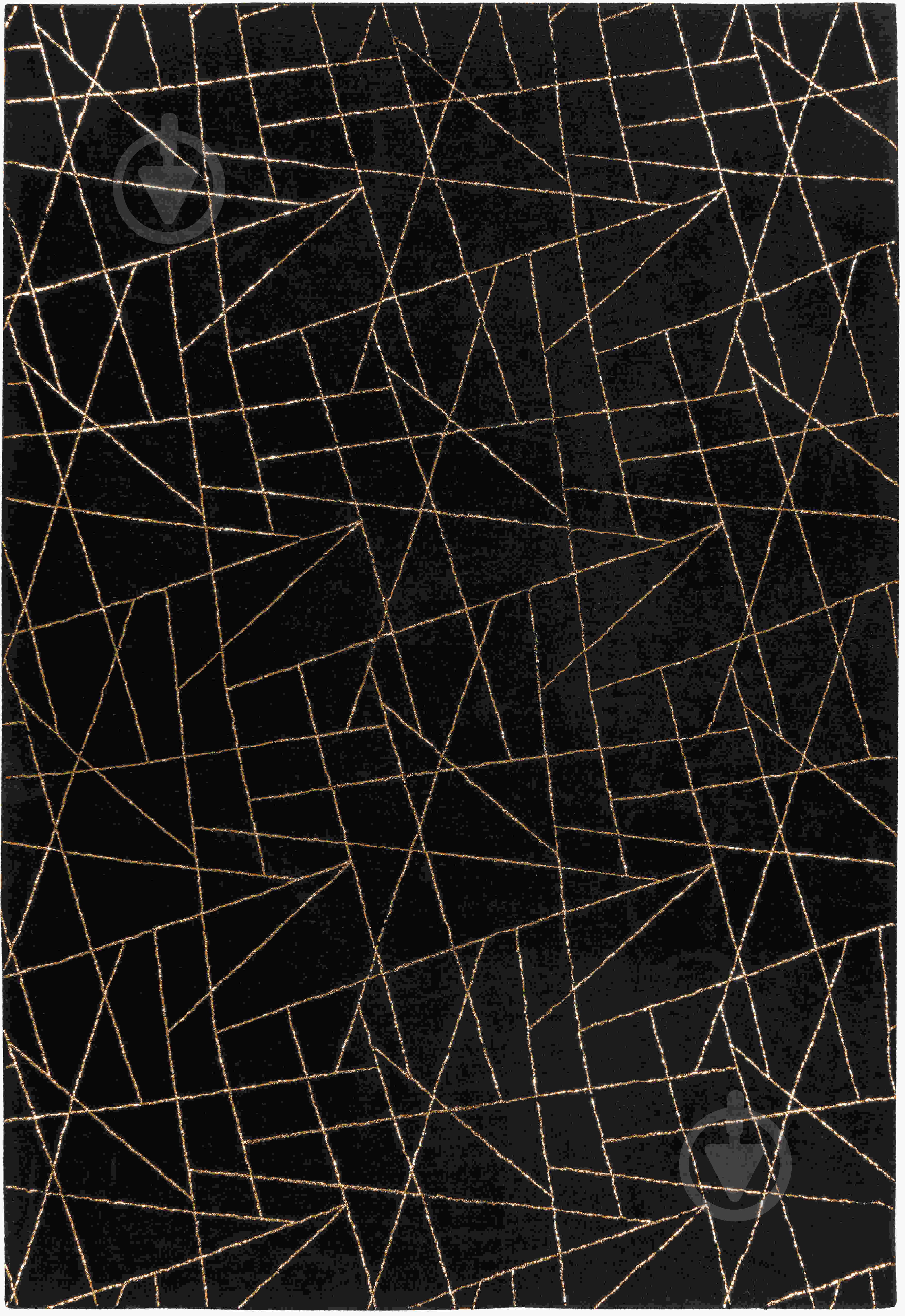 Ковер Kayoom Bijou 125 Black/Gold 160х230 - фото 1