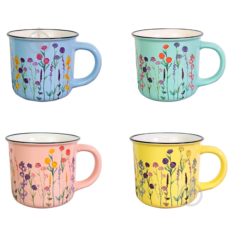 Чашка Vittora Гербарий 355мл VT-C-203355 - фото 1