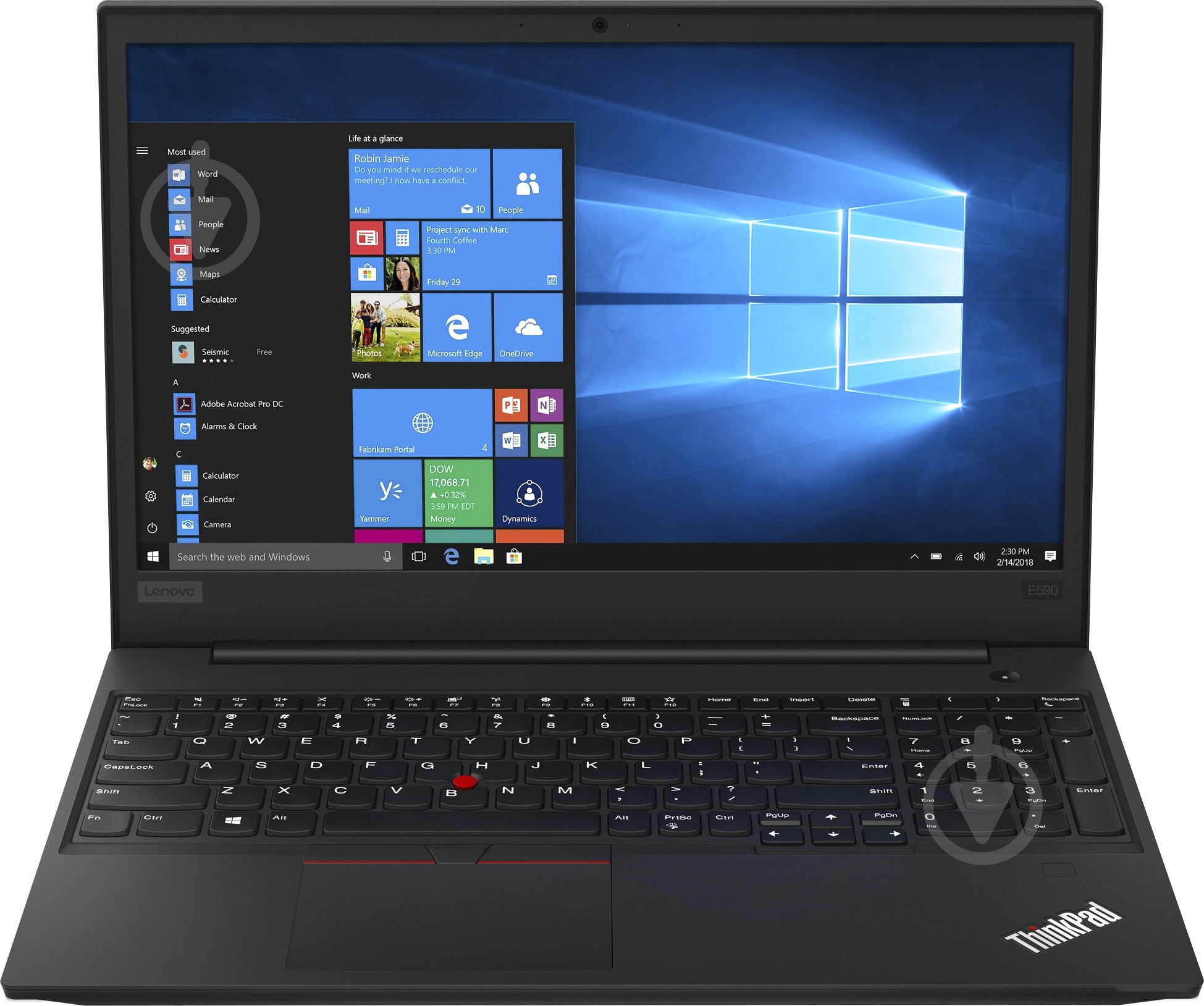 Ноутбук Lenovo ThinkPad E590 15,6" (20NB0010RT) black - фото 1 Ноутбук Lenovo ThinkPad E590 15,6" (20NB0010RT) black - фото 1