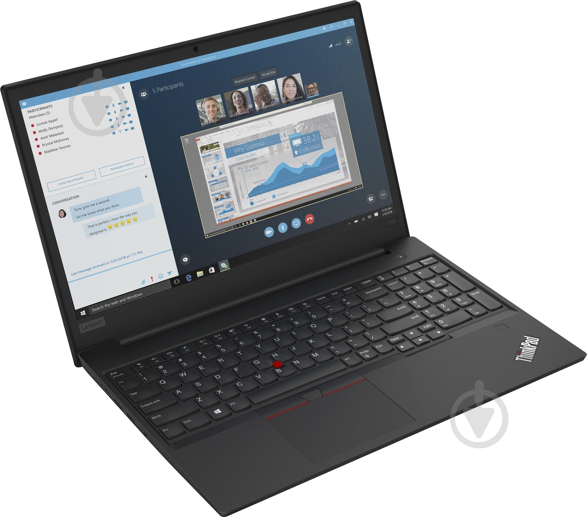 Ноутбук Lenovo ThinkPad E590 15,6" (20NB0010RT) black - фото 2 Ноутбук Lenovo ThinkPad E590 15,6" (20NB0010RT) black - фото 2