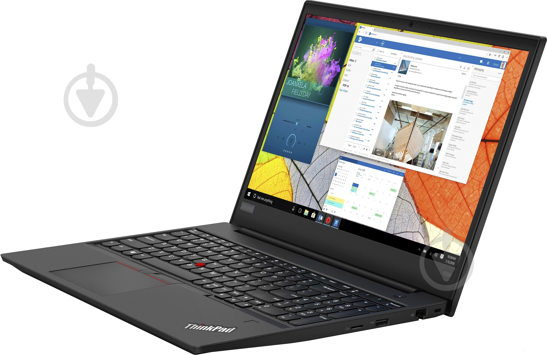Ноутбук Lenovo ThinkPad E590 15,6" (20NB0010RT) black - фото 5 Ноутбук Lenovo ThinkPad E590 15,6" (20NB0010RT) black - фото 5