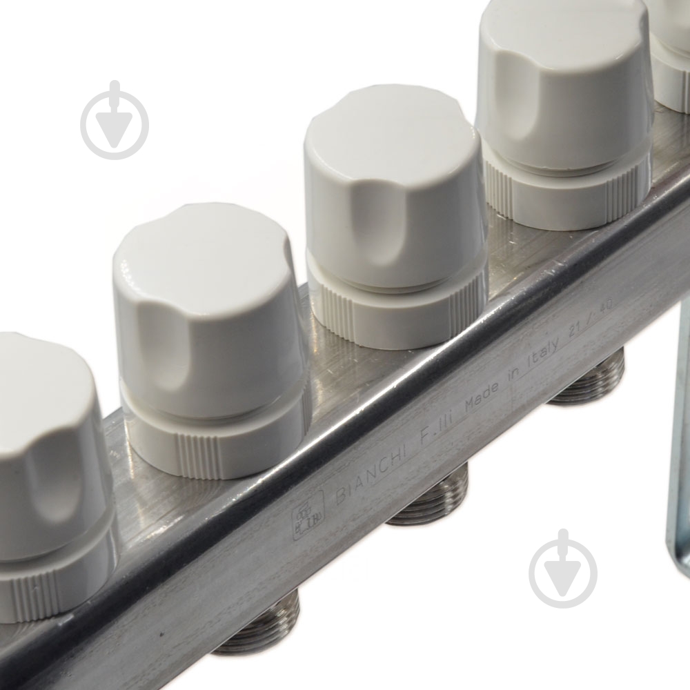 Колектор Bianchi A343A6050A (НЕРЖАВІЙКА) в зборі з витратомірами 1 x 3 x 3/4 ЗР L=341 мм - фото 2 Колектор Bianchi A343A6050A (НЕРЖАВІЙКА) в зборі з витратомірами 1 x 3 x 3/4 ЗР L=341 мм - фото 2