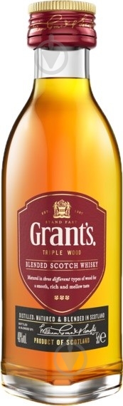 Виски Grants Triplewood 0,05 л - фото 1