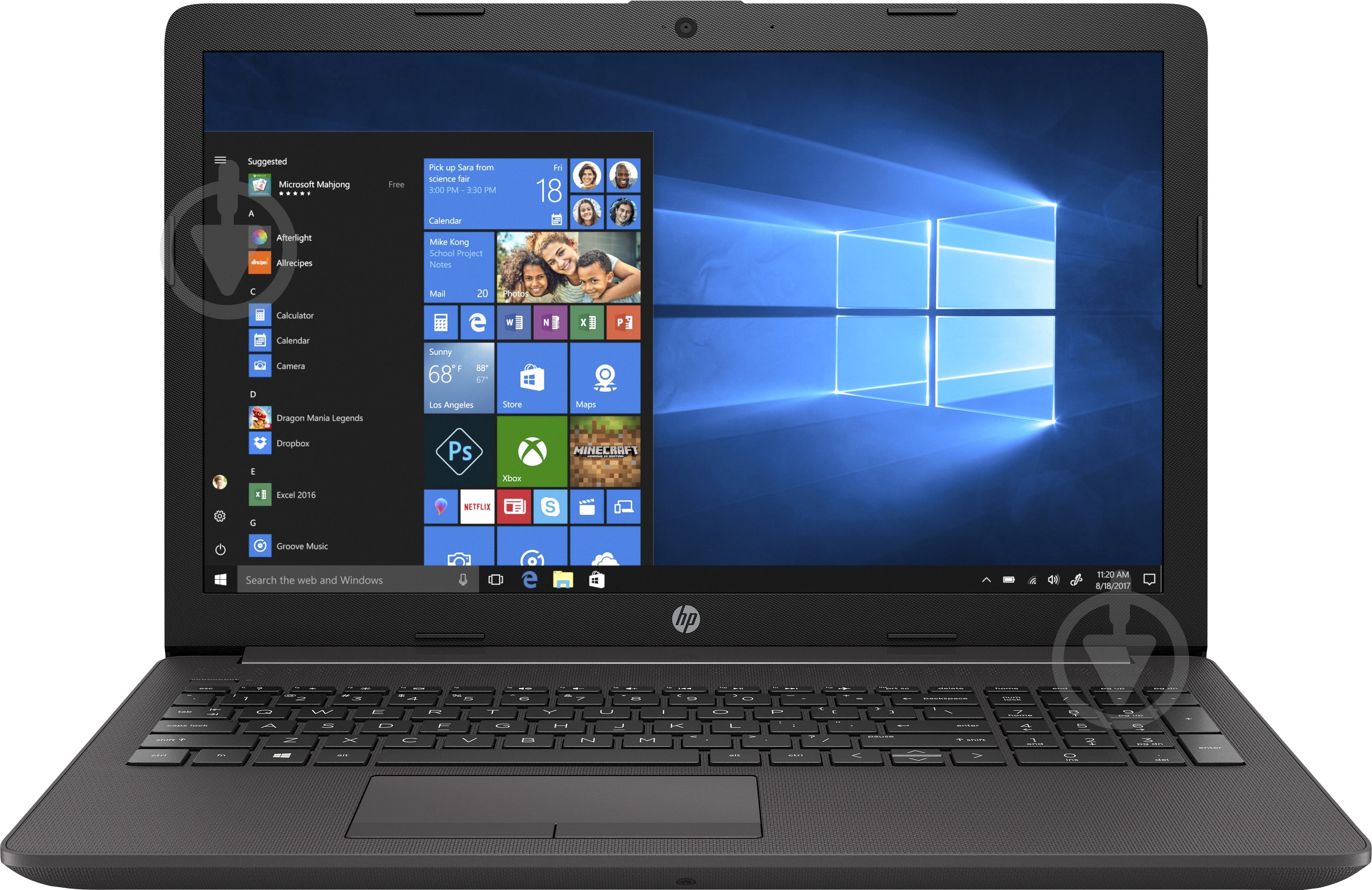 Ноутбук HP 255 G7 15,6" (6BP88ES) dark ash - фото 1