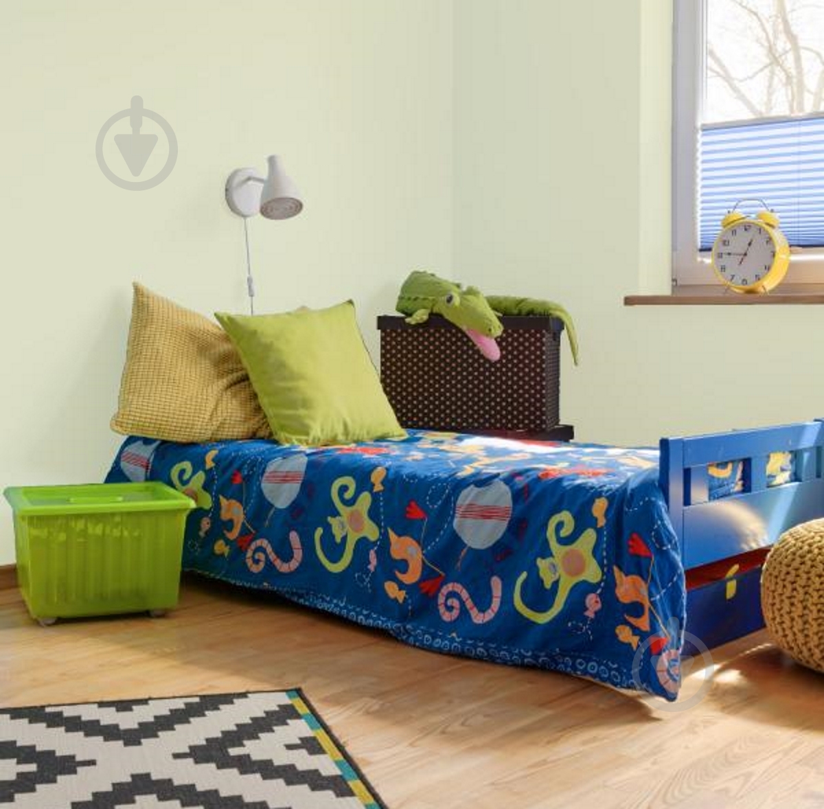 Фарба інтер'єрна латексна Triora TR-37 silk&baby шовковистий мат NCS S 0515-G60Y 10 л - фото 3