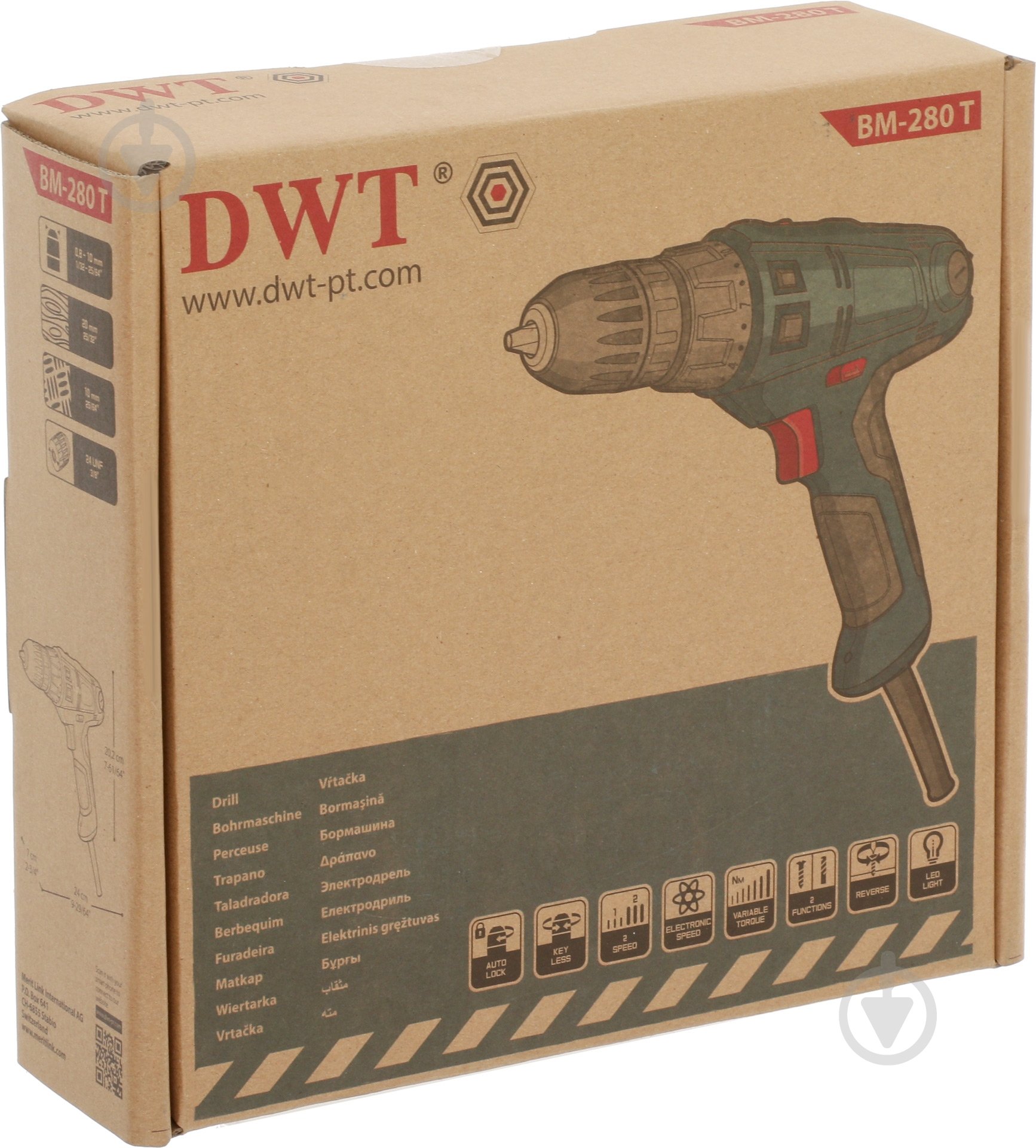 Шуруповерт мережевий DWT BM-280 T - фото 3