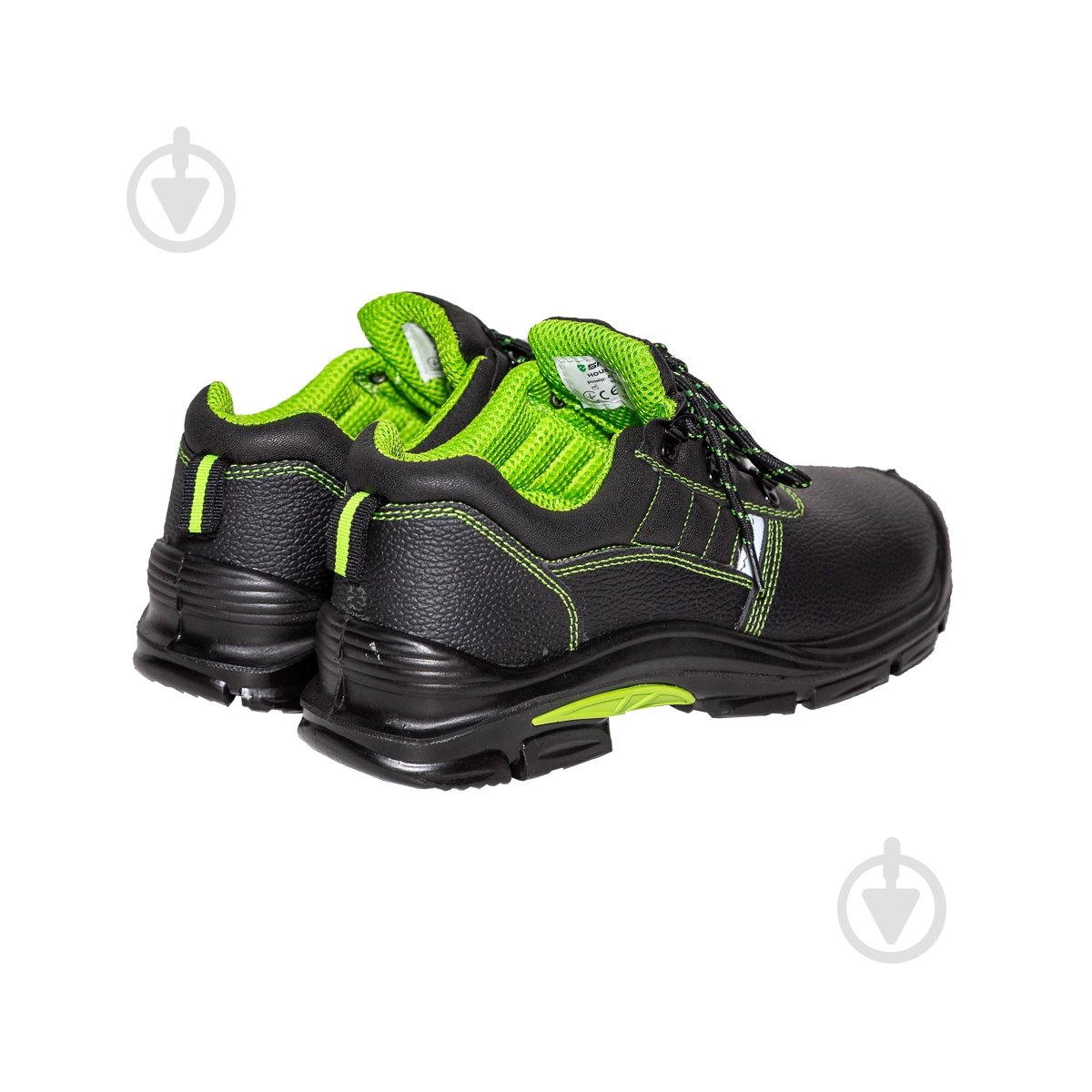 Полуботинки рабочие Sizam Houston р.43 36187 черный с салатовым - фото 5