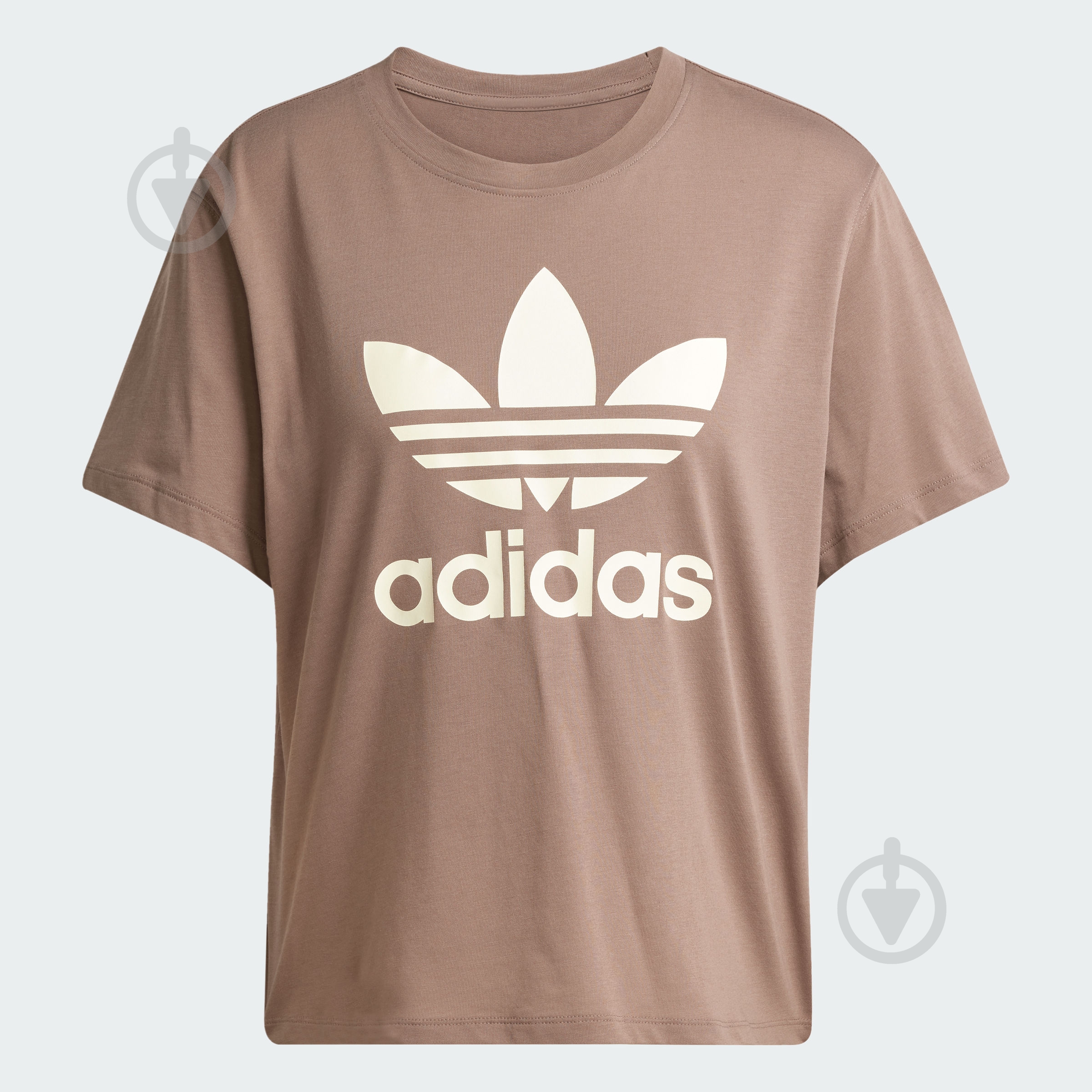 ᐉ Футболка Adidas TRFL TEE BOXY JD4582 р.XS коричневый • Купить в