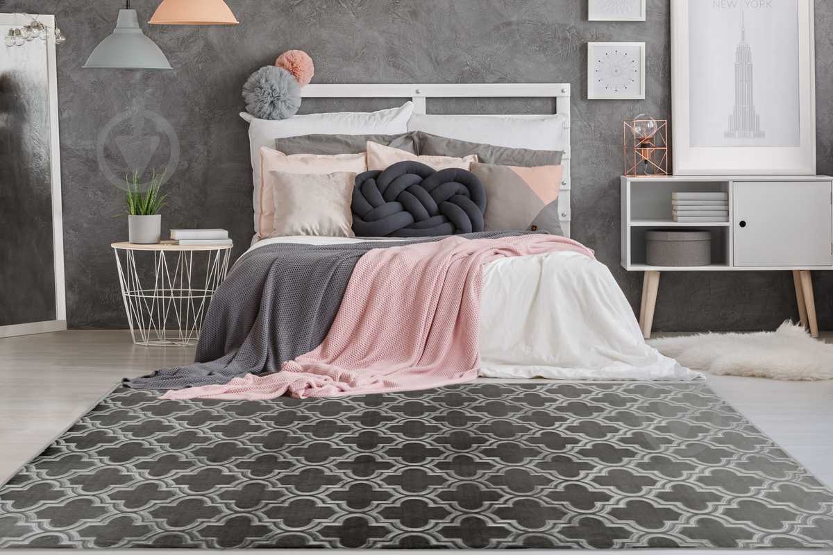 Ковер Kayoom Monroe 100 plus Antracite 80х150 - фото 2