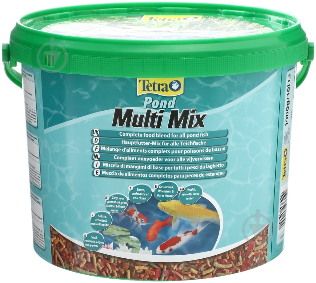 Корм Tetra Pond Multi Mix 10 л (белок, рыба и побочные рыбные продукты) - фото 1 Корм Tetra Pond Multi Mix 10 л (белок, рыба и побочные рыбные продукты) - фото 1