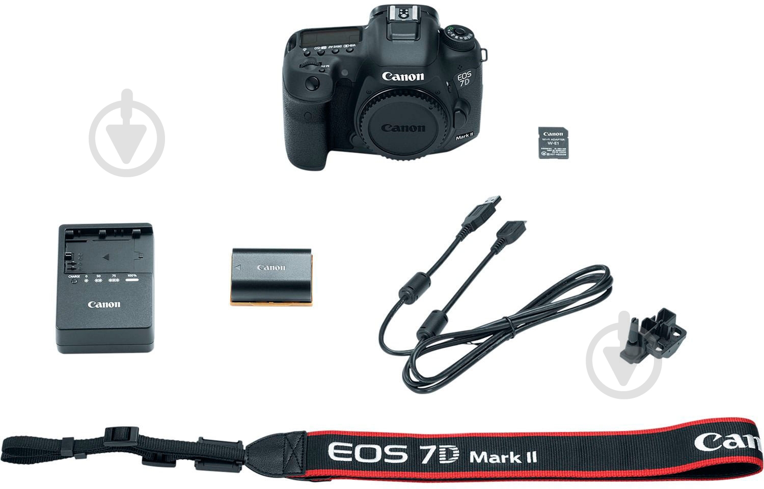 Фотоаппарат Canon EOS 7D Mark II WiFi-адаптер W-E1 black - фото 8