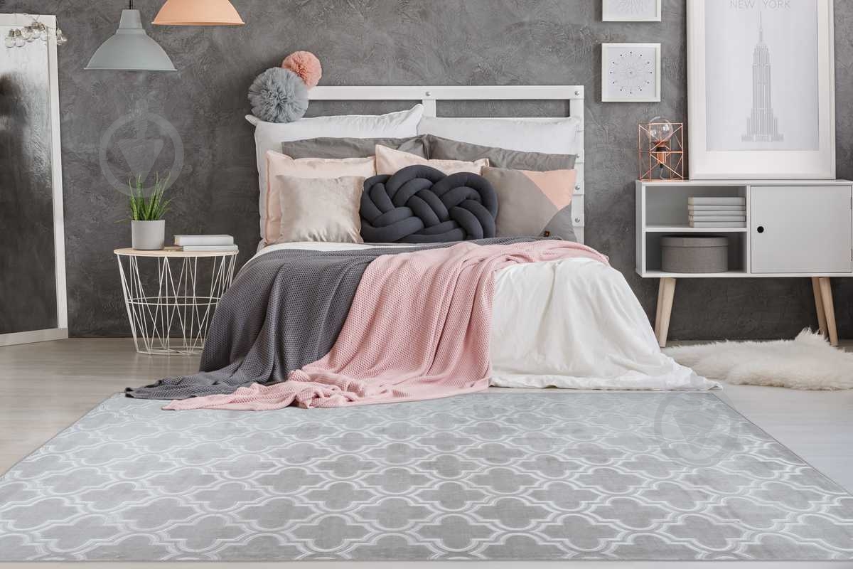 Ковер Kayoom Monroe 100 plus grey/blue 80х300 - фото 2