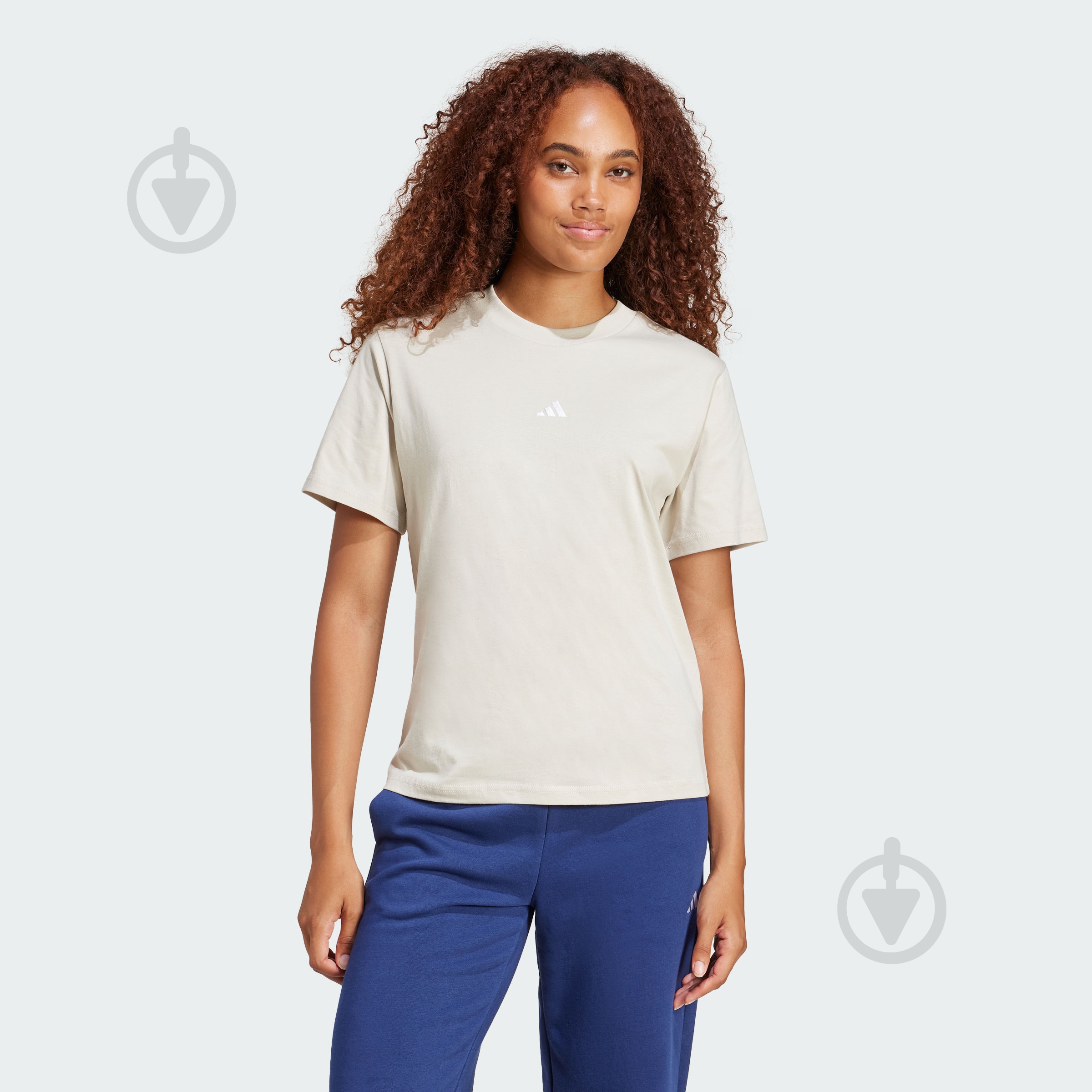 Футболка Adidas W SL SJ T JI6079 р.XS серый - фото 1