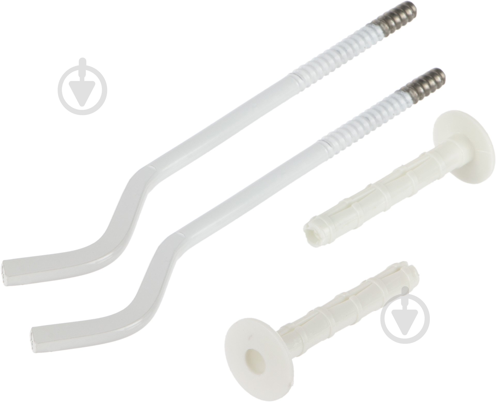 Кронштейн для крепления Lion алюминиевых радиаторов 8х220 белый - фото 1