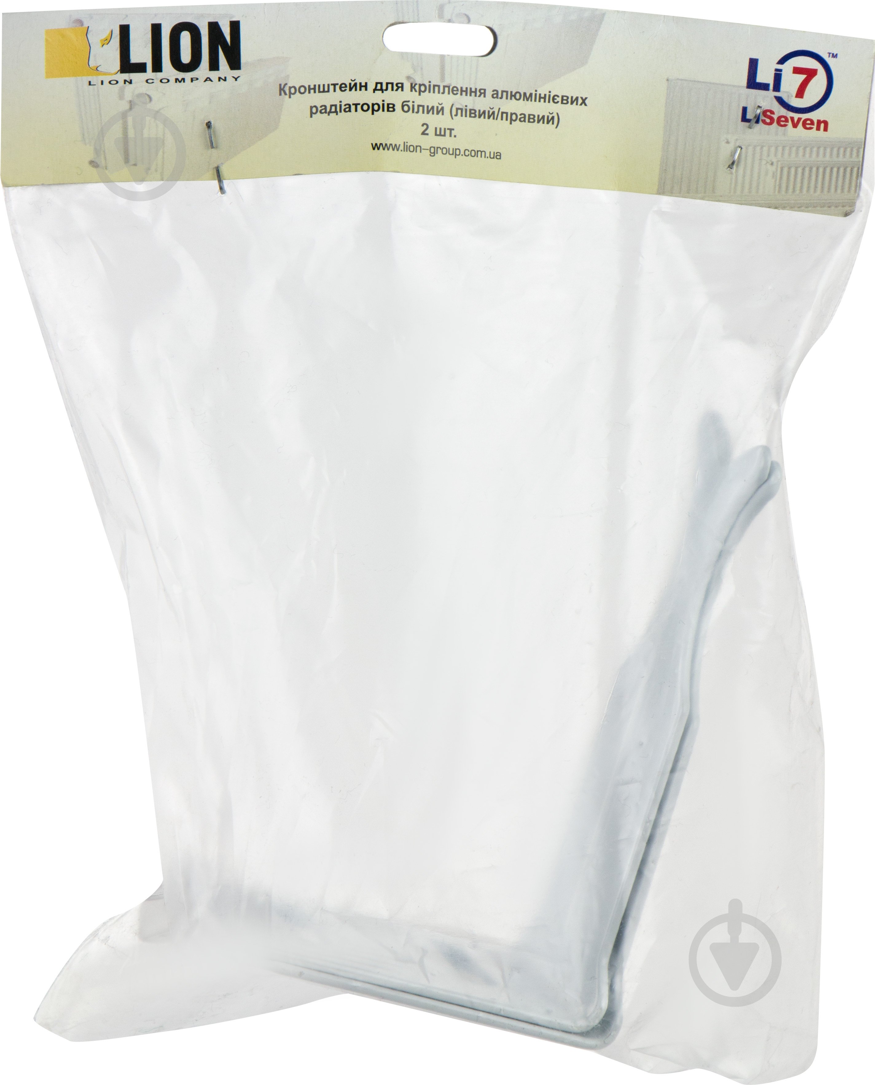 Кронштейн для крепления Lion алюминиевых радиаторов угловой оцинкованный - фото 2 Кронштейн для крепления Lion алюминиевых радиаторов угловой оцинкованный - фото 2