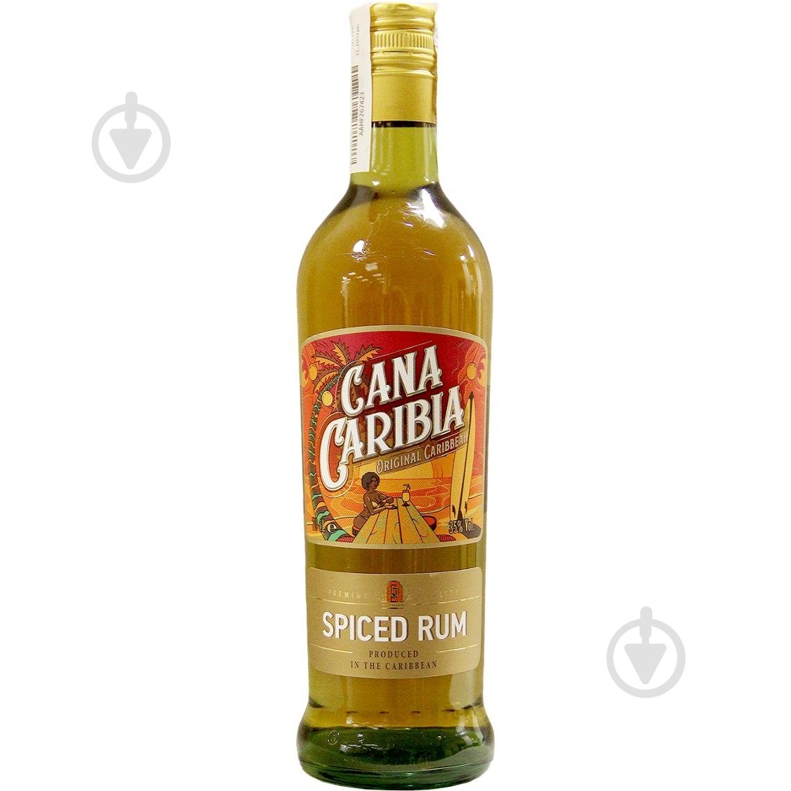 Напій ромовий Cana Caribia Spiced Gold 0,7 л - фото 1