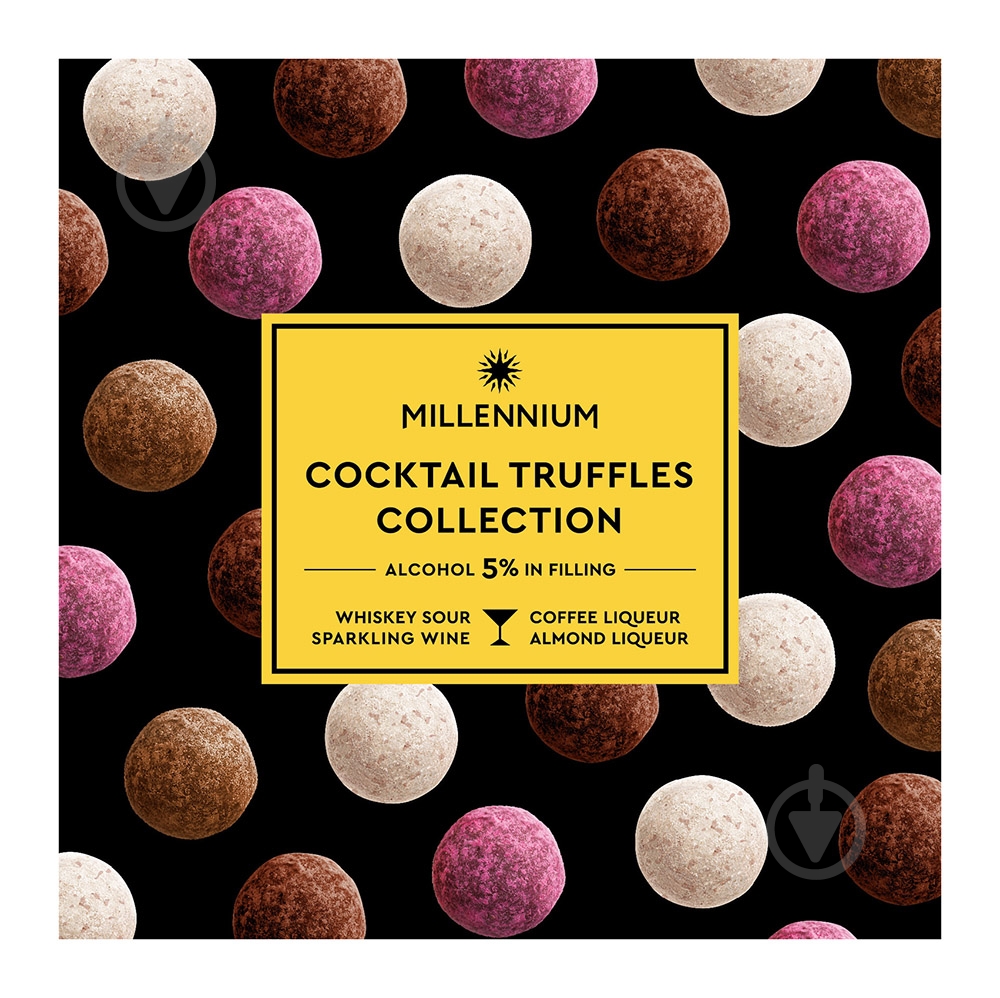 Набор конфет Millennium Cocktail Truffle Collection 195г - фото 1 Набор конфет Millennium Cocktail Truffle Collection 195г - фото 1