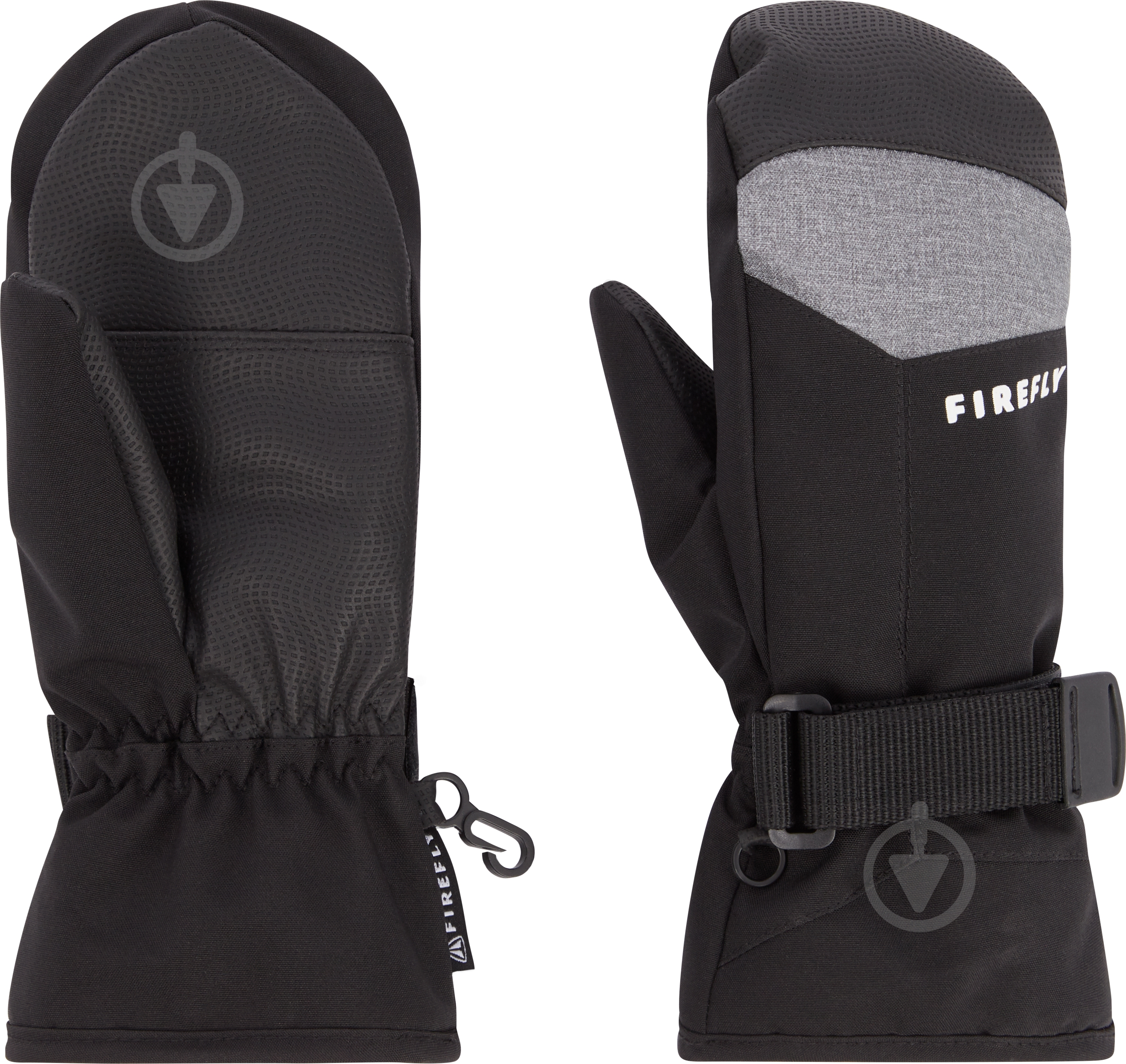 Варежки Firefly Carson mit jrs 280504-906057 р. 3 черный - фото 1