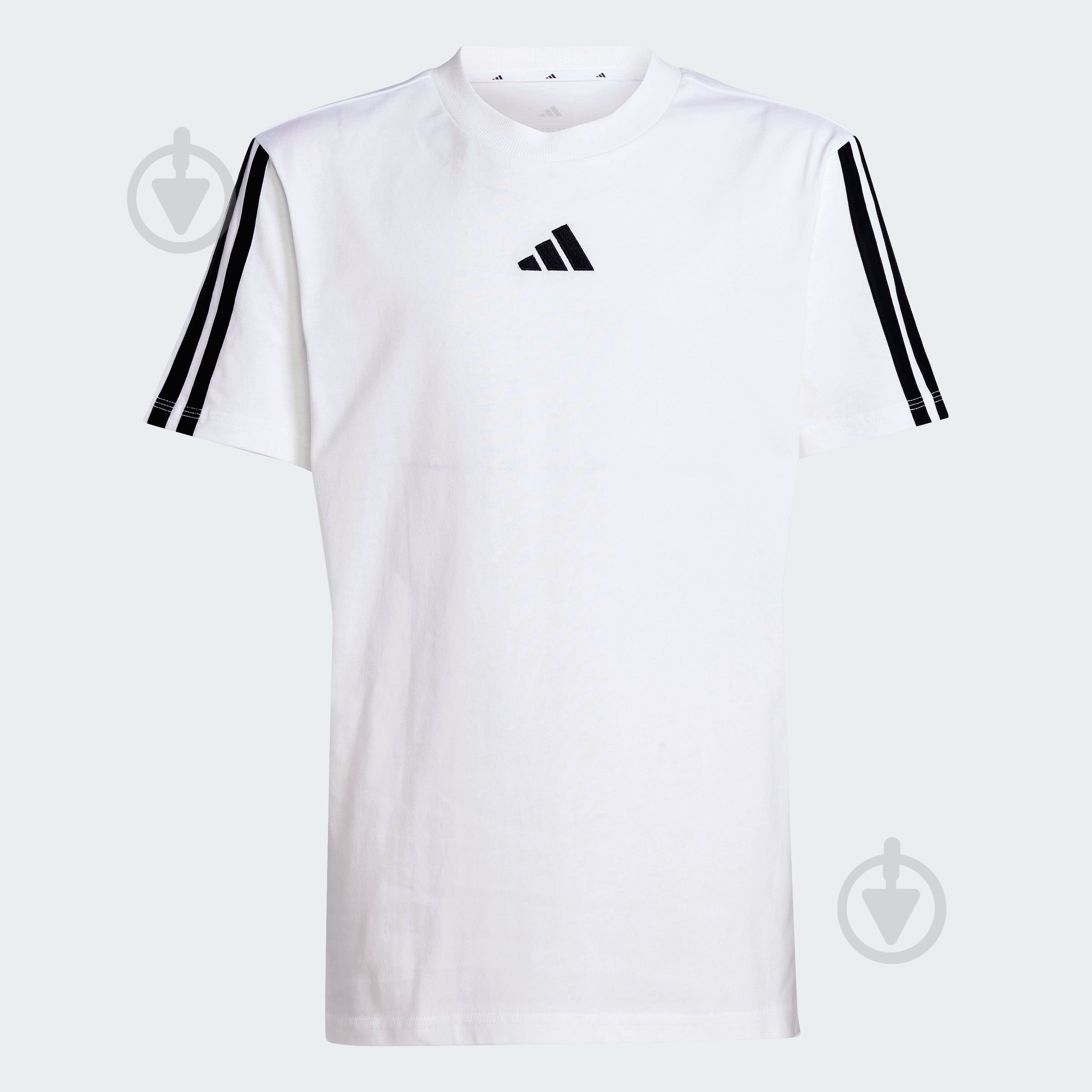 Футболка Adidas J 3S TEE 160 JD6488 р.152 белый - фото 6