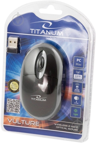 Миша ESPERANZA TM116E black/grey - фото 3