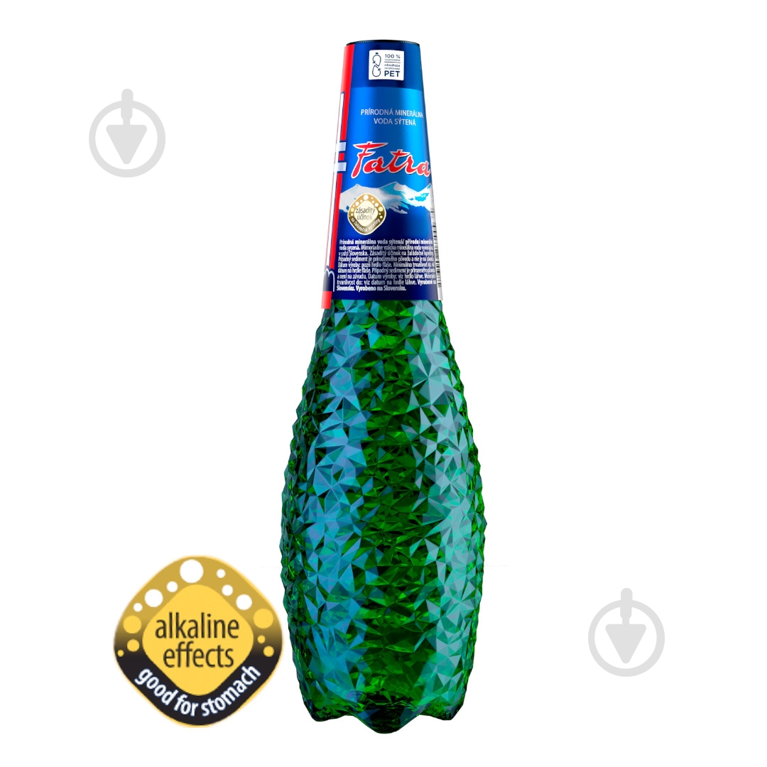 Вода Fatra сильногазированная 1 л - фото 2