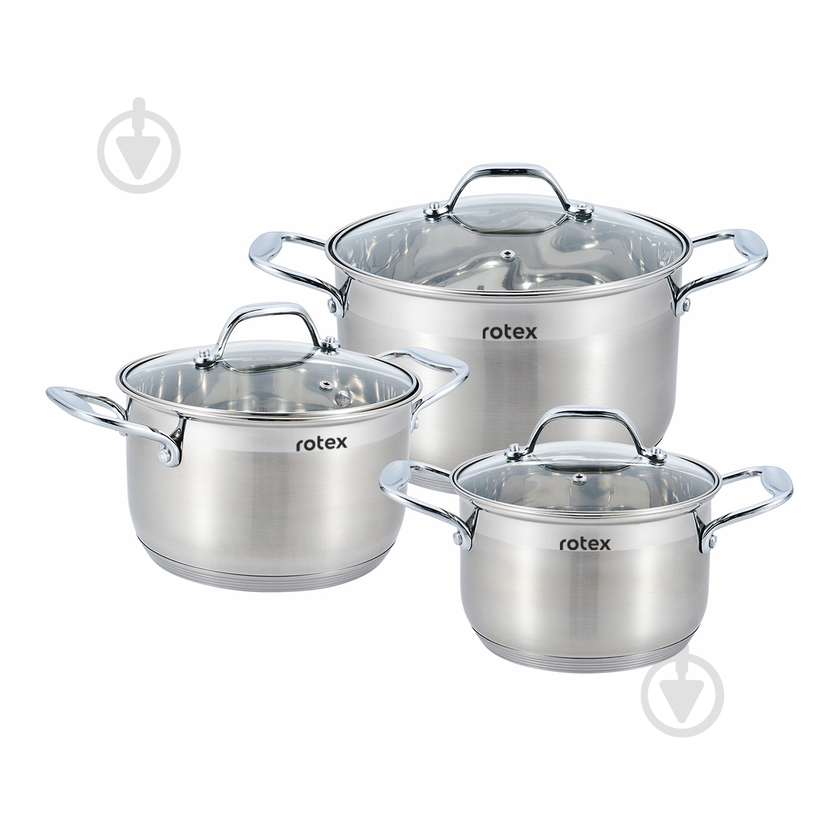 Набор кастрюль Rotex RC325-6L Catania - фото 1