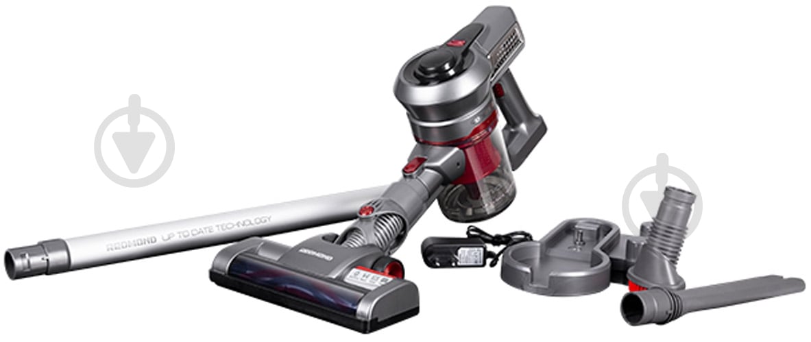 Пылесос аккумуляторный Redmond RV-UR356 grey - фото 10