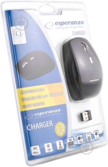 Мышь ESPERANZA EM121K black - фото 4 Мышь ESPERANZA EM121K black - фото 4