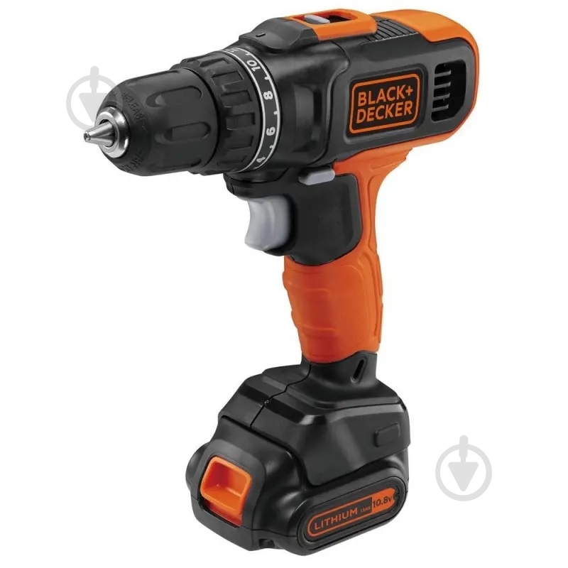 Шуруповерт аккумуляторный Black+Decker BCD7122CK - фото 1