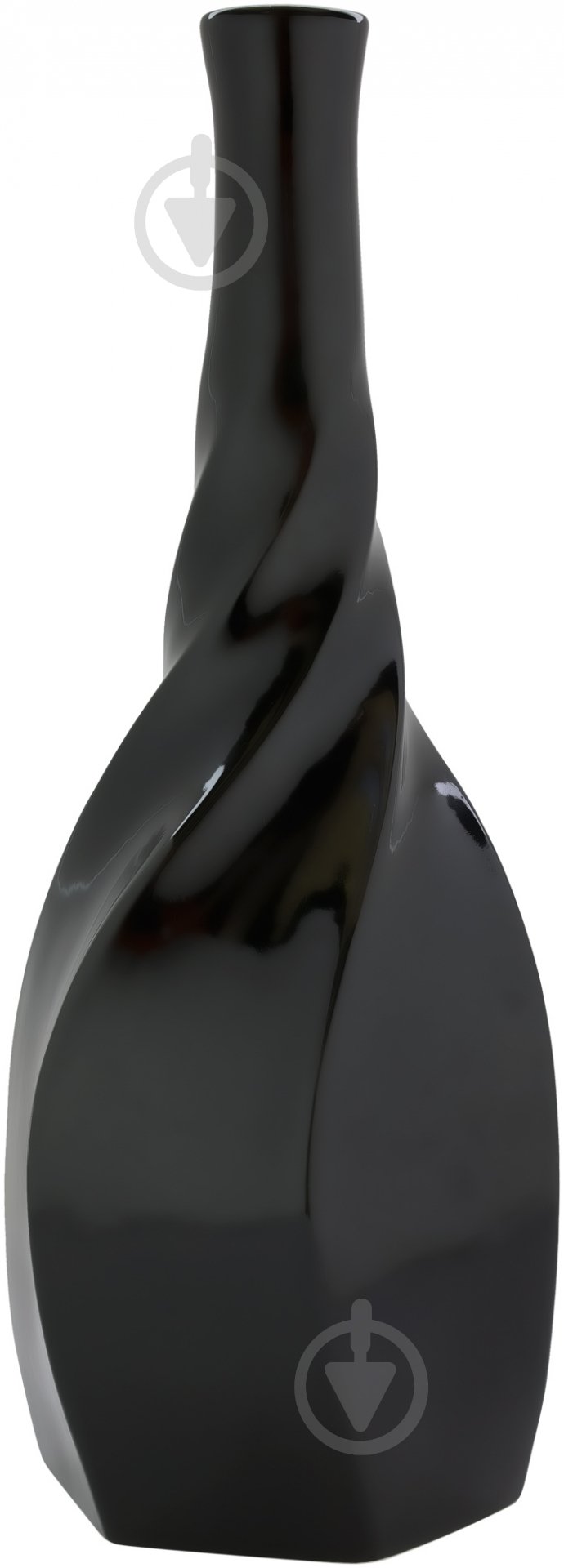 Ваза Eterna 0005 черная 38 см - фото 1