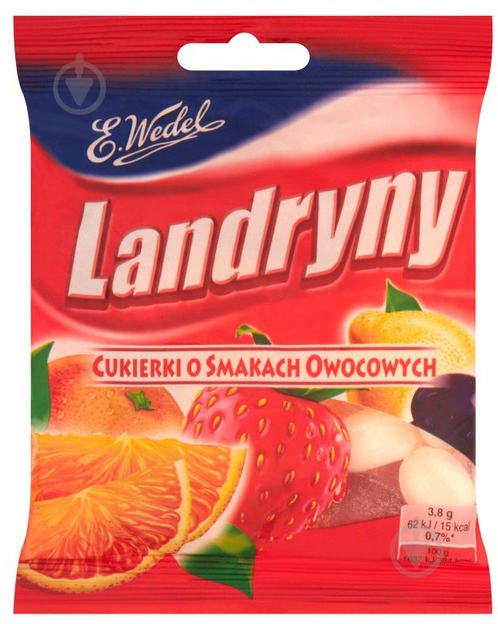 Леденцы E.Wedel Фруктовые 90 г - фото 1