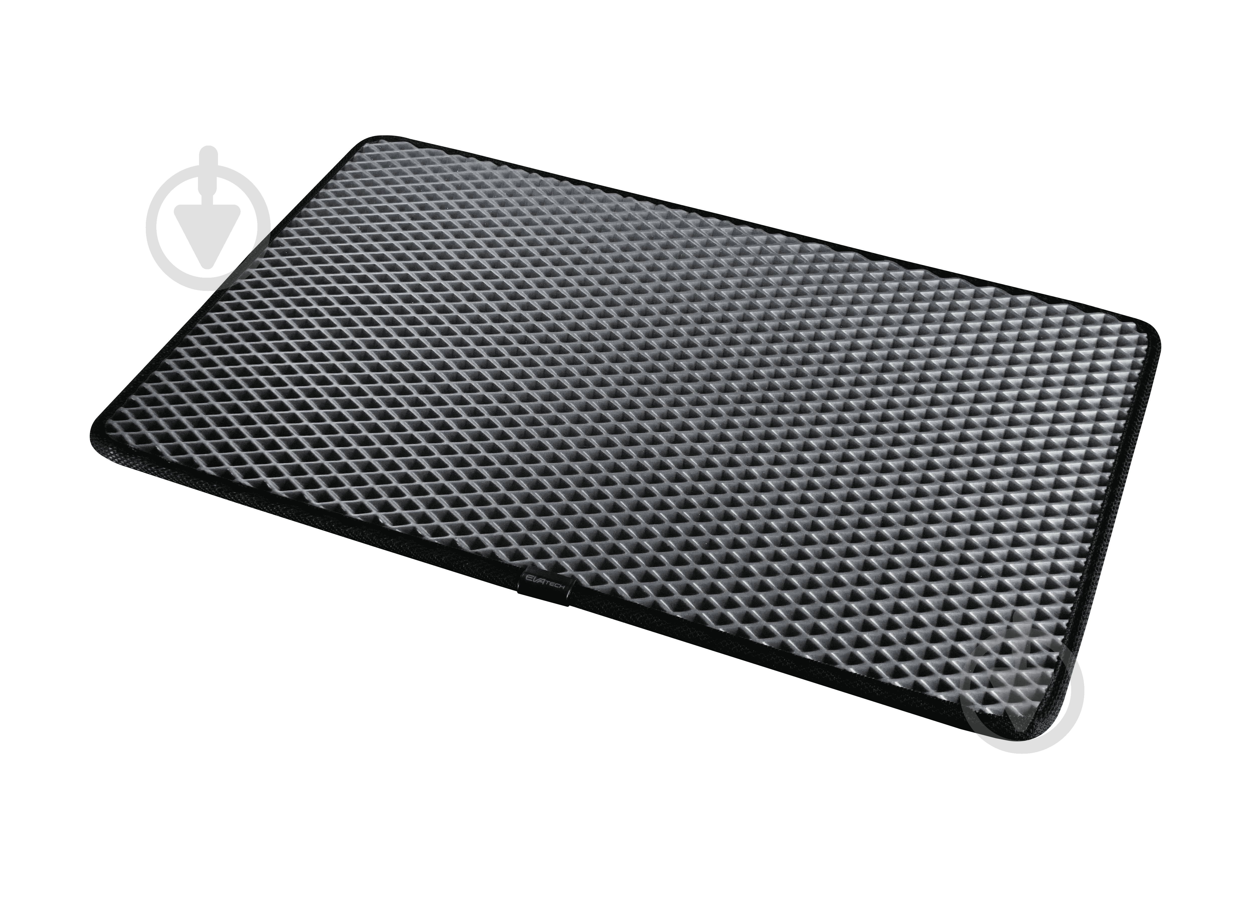 Коврик EVAtech Home ромб серый 60x90 см (KD43332KA1RGB) - фото 2